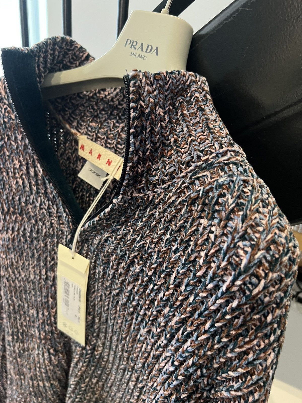 Marni Chenille mix color cardigan