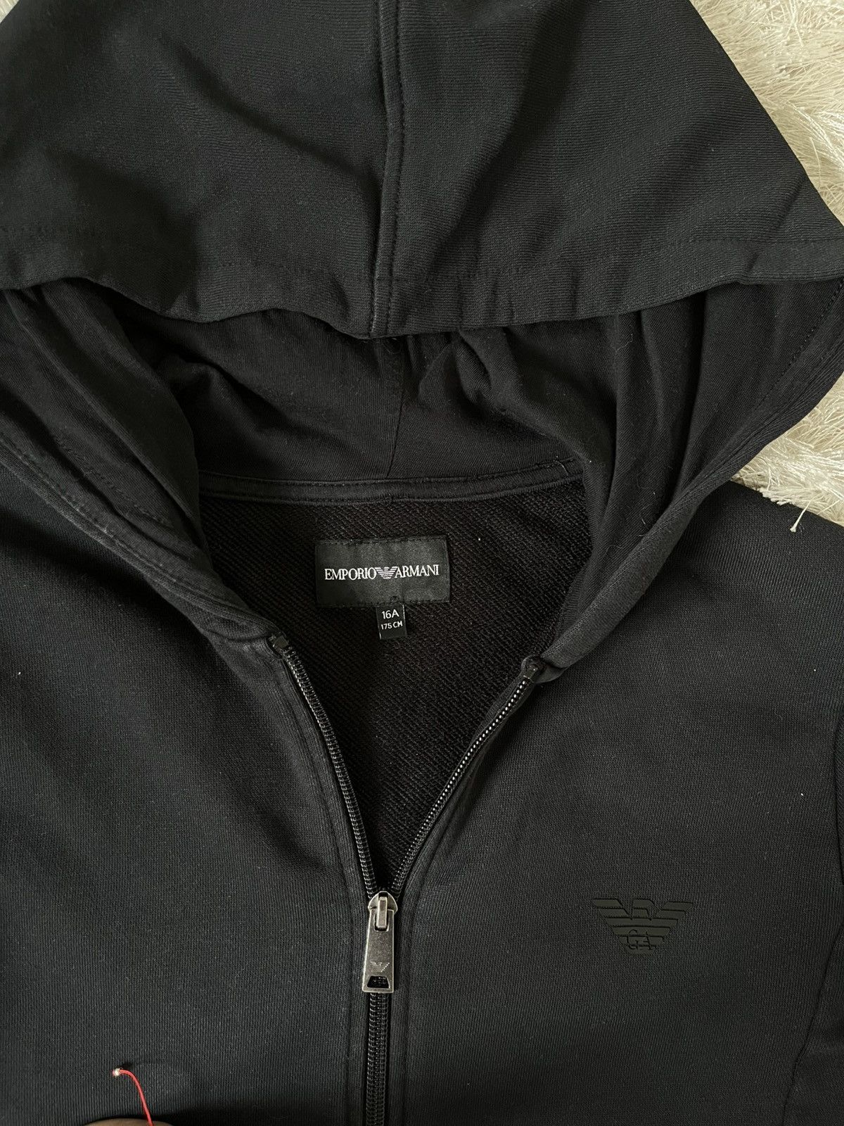 Emporio Armani Full zip women black Size S / US 4 / IT 40 - 8 Thumbnail