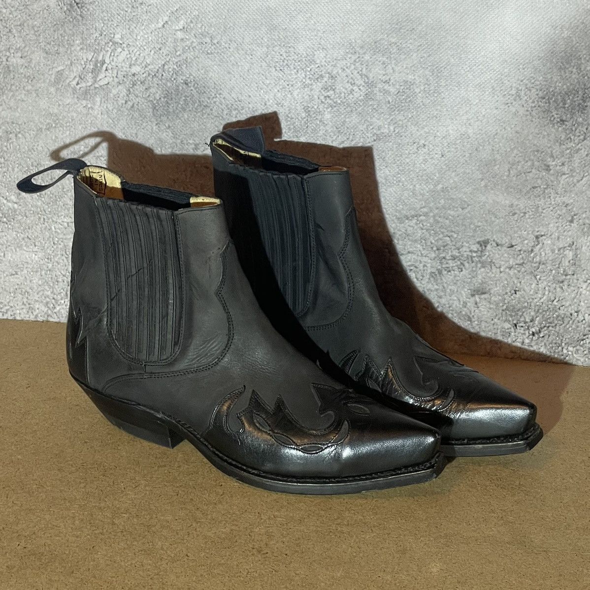 Sancho Boots Vintage Sancho Abarca Cowboy Boots Leather Size 38 Size US 6.5 / EU 39-40 - 1 Thumbnail