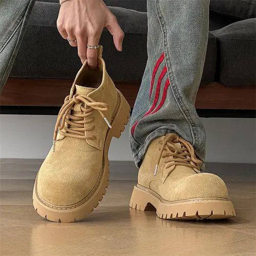 Other Chunky Suede Ankle Boots Size US 10 / EU 43 - 8 Thumbnail