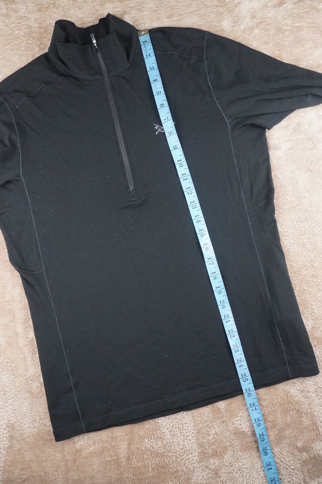 Arc'teryx Arc'teryx Rho Merino Wool Zip Neck Mens Small Black Base Size US S / EU 44-46 / 1 - 10 Thumbnail