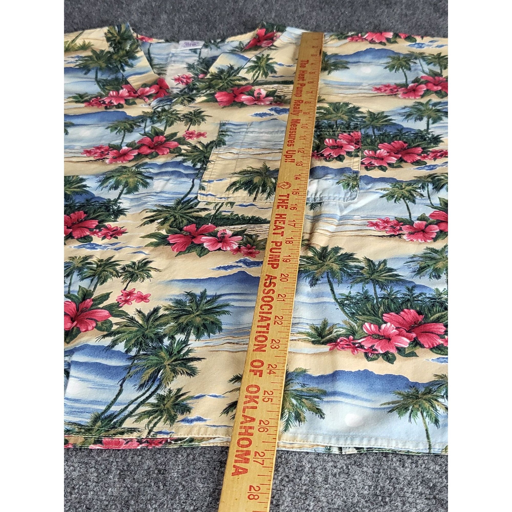 Vintage S.C.R.U.B.S Rare Tropical Scrub Top Unisex Sz L Island Beach Size L / US 10 / IT 46 - 4 Thumbnail