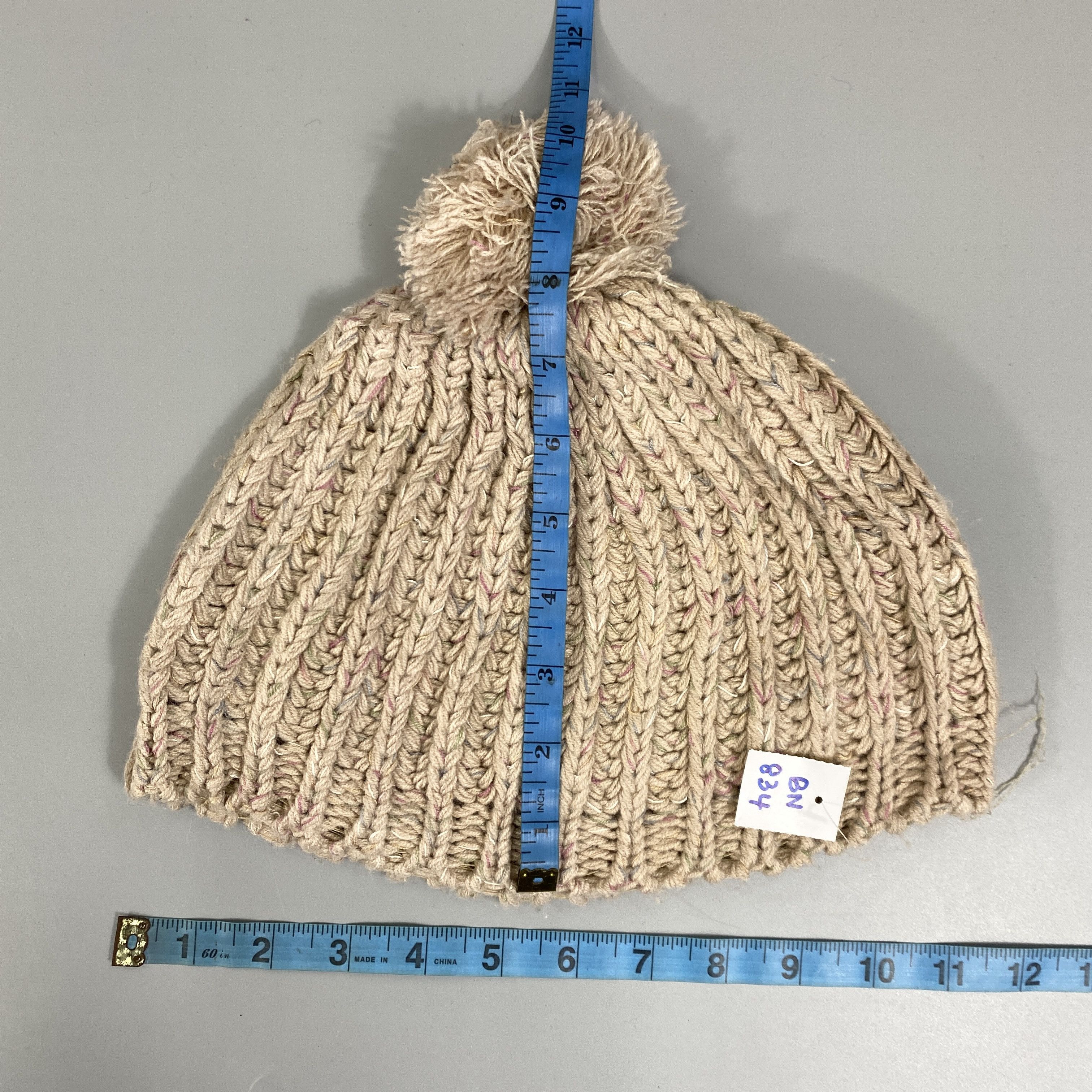Japanese Brand Knitted Beanie Hat With Pom Pom -BN834 Size ONE SIZE - 5 Thumbnail
