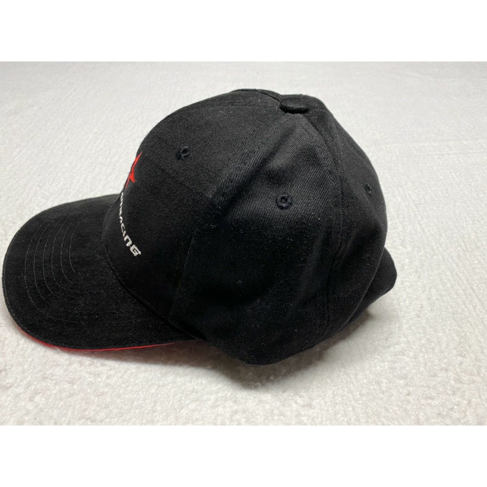 Vintage VINTAGE Magic American Racing Baseball Cap Mens One Size Black Cotton Twill Adjustable Outdoor Sports Size ONE SIZE - 6 Thumbnail
