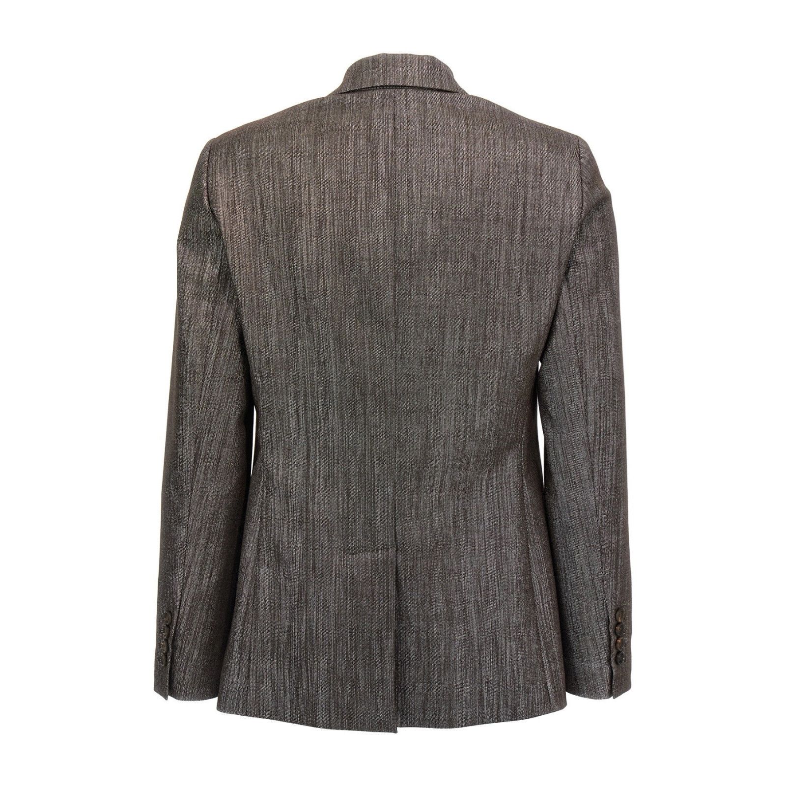 Brunello Cucinelli BRUNELLO CUCINELLI Brown Wool Blazer Jacket New & Authentic Size M / US 6-8 / IT 42-44 - 2 Thumbnail