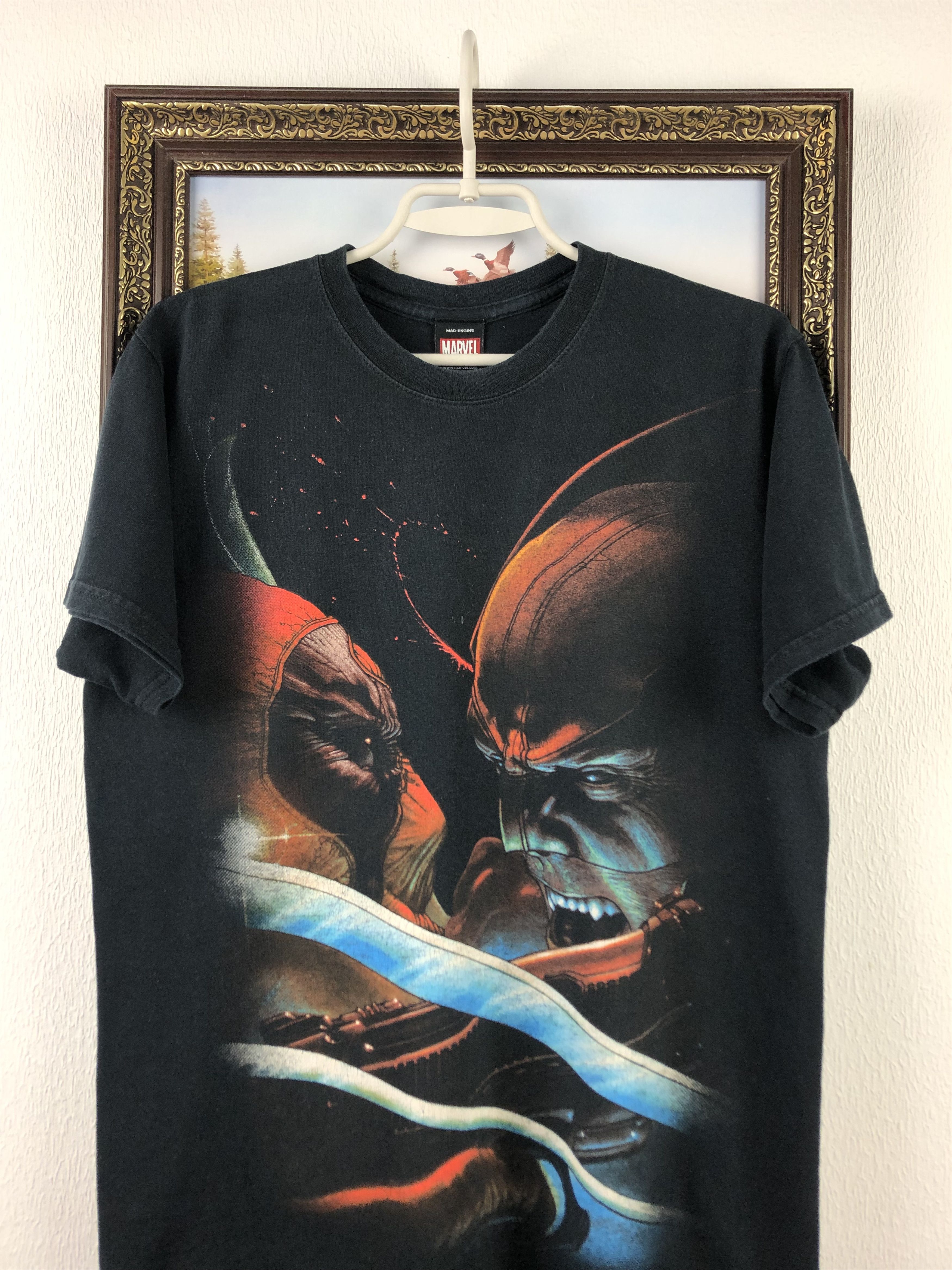 Marvel Comics × Vintage Vintage Deadpool Vs Wolverine Shirt Mad Engine Marvel Comics Size US M / EU 48-50 / 2 - 2 Thumbnail