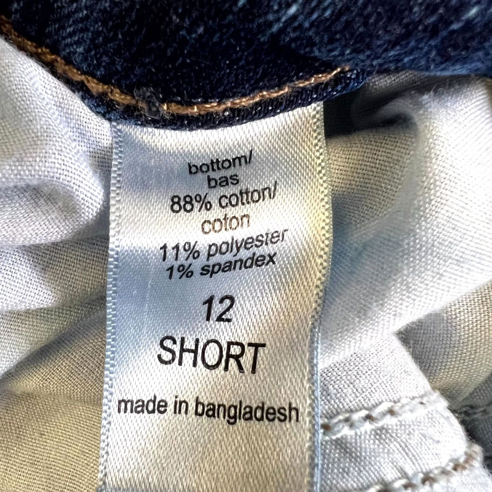 Vintage VINTAGE Maurices Jeans Womens 12 Blue Cotton Denim Straight Faded Travel Stretch Size 34" / US 12 / IT 48 - 6 Thumbnail