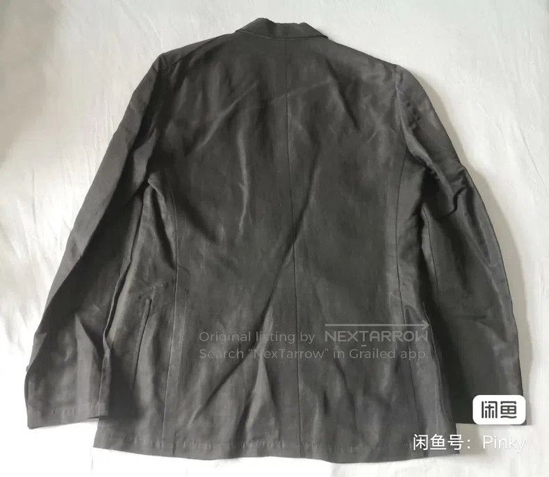 Hermes Hermes Men's casual suit jacket, thin black style Size 50R - 6 Thumbnail