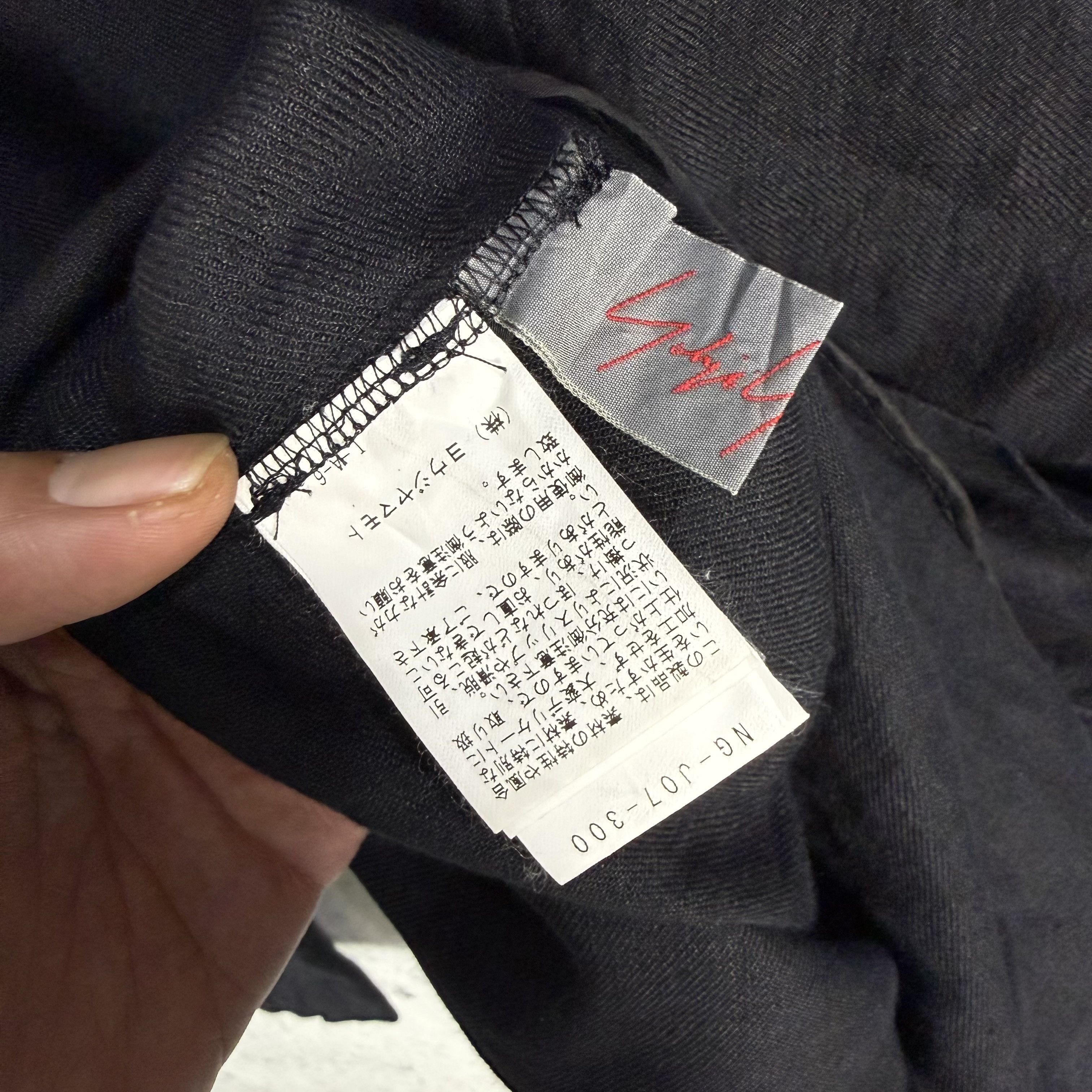 Yohji Yamamoto NOIR Yohji Yamamoto Black Blazer Outer Shirt Size S / US 4 / IT 40 - 9 Thumbnail