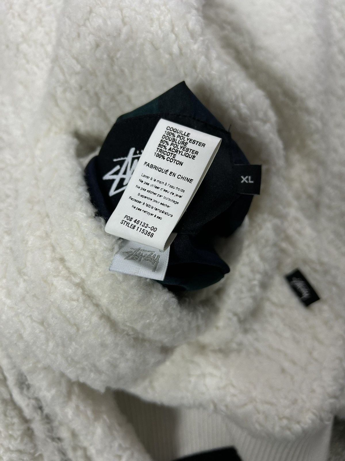 Stussy Stussy Sherpa bomber jacket reversible fleece tartan Size US XL / EU 56 / 4 - 11 Thumbnail
