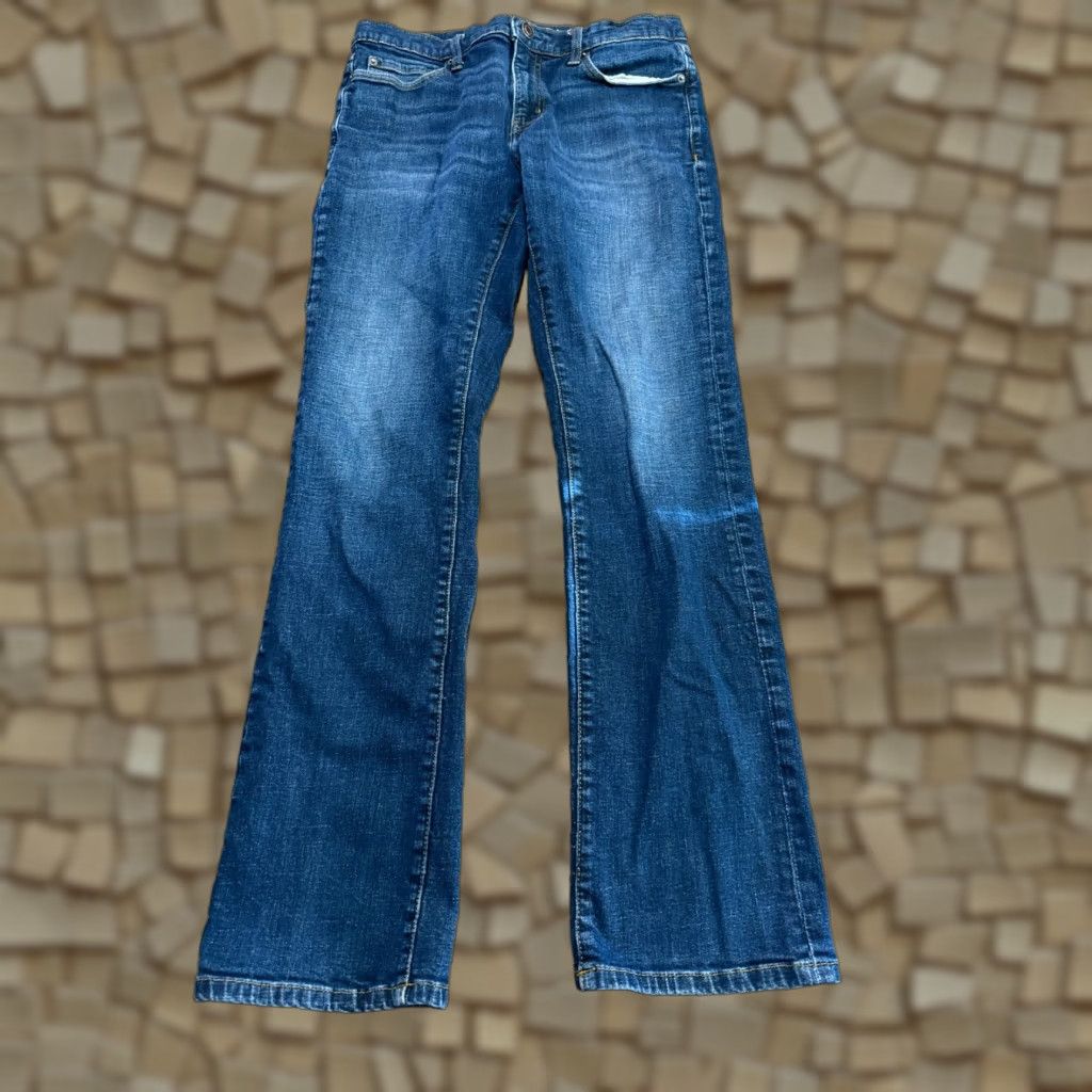 Essentials Amazon Essentials Jeans Men's Size 32 Blue Bootcut Slim Denim High Rise Casual Jeans Men Regular 5-Pocket Inseam 30in Jersey Size US 32 / EU 48 - 1 Thumbnail