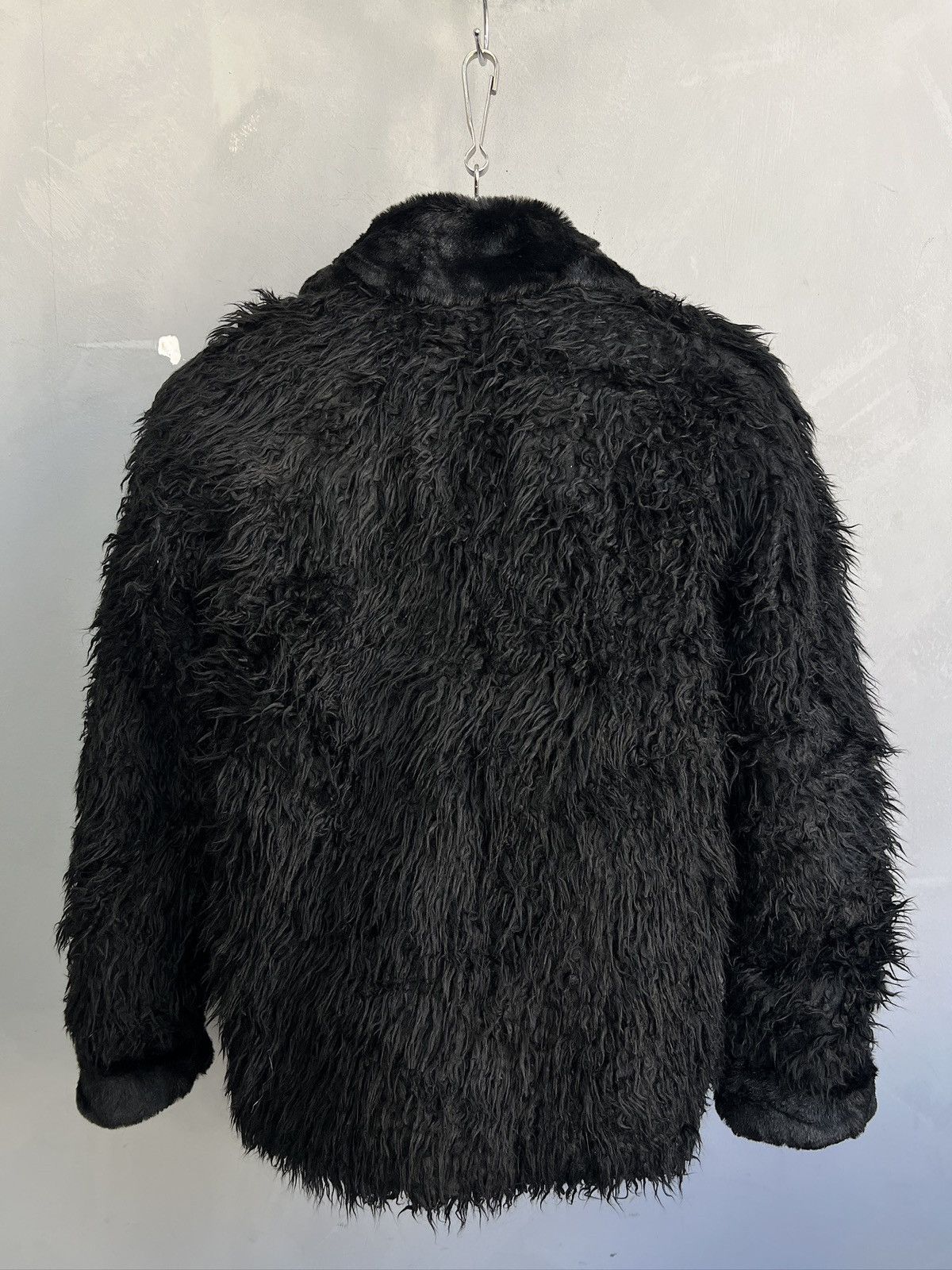 PPFM Faux fur fuzzy black cropped jacket archive 2000s hype Size US M / EU 48-50 / 2 - 5 Thumbnail