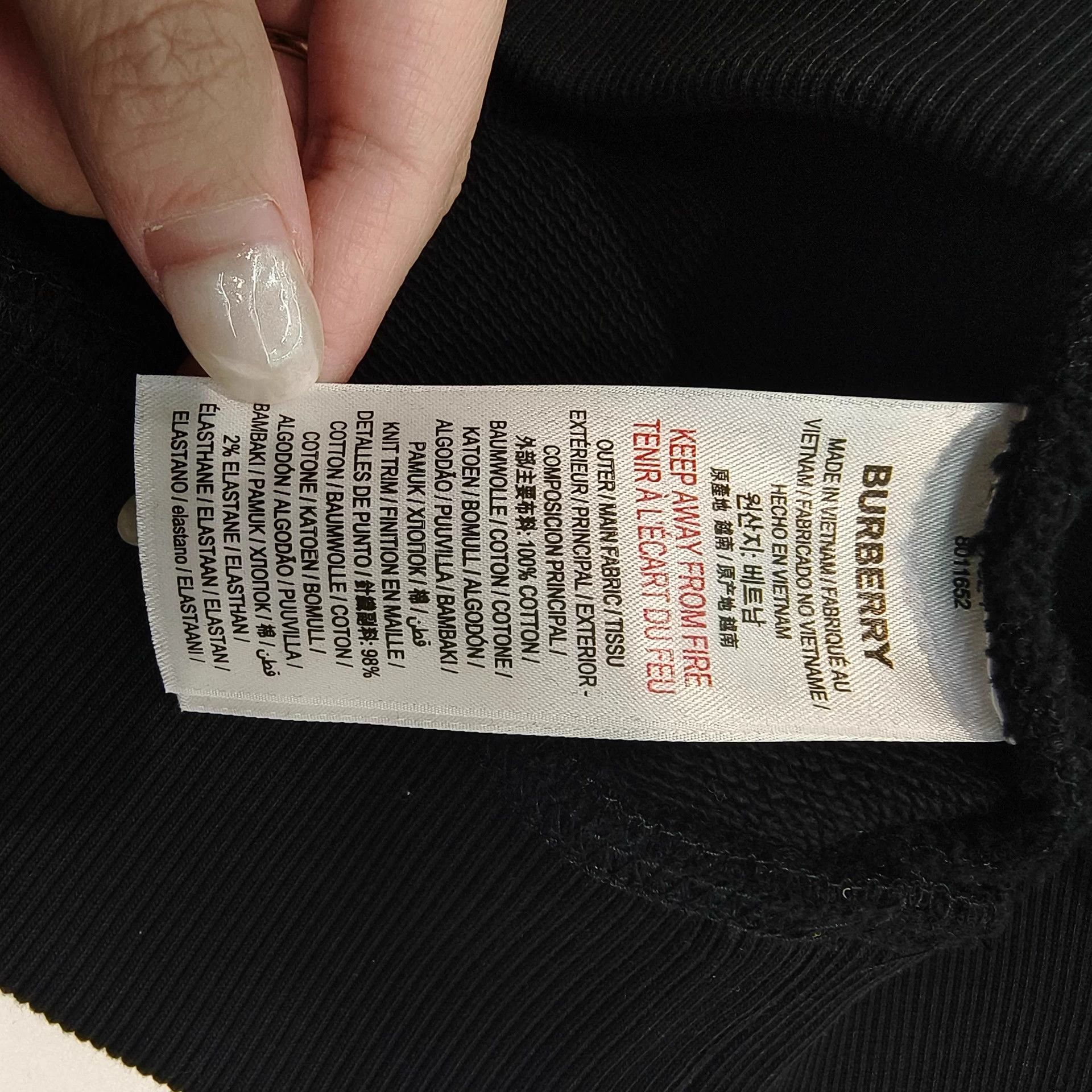 Burberry Burberry 99 New Hoodie Size US XS / EU 42 / 0 - 4 Thumbnail