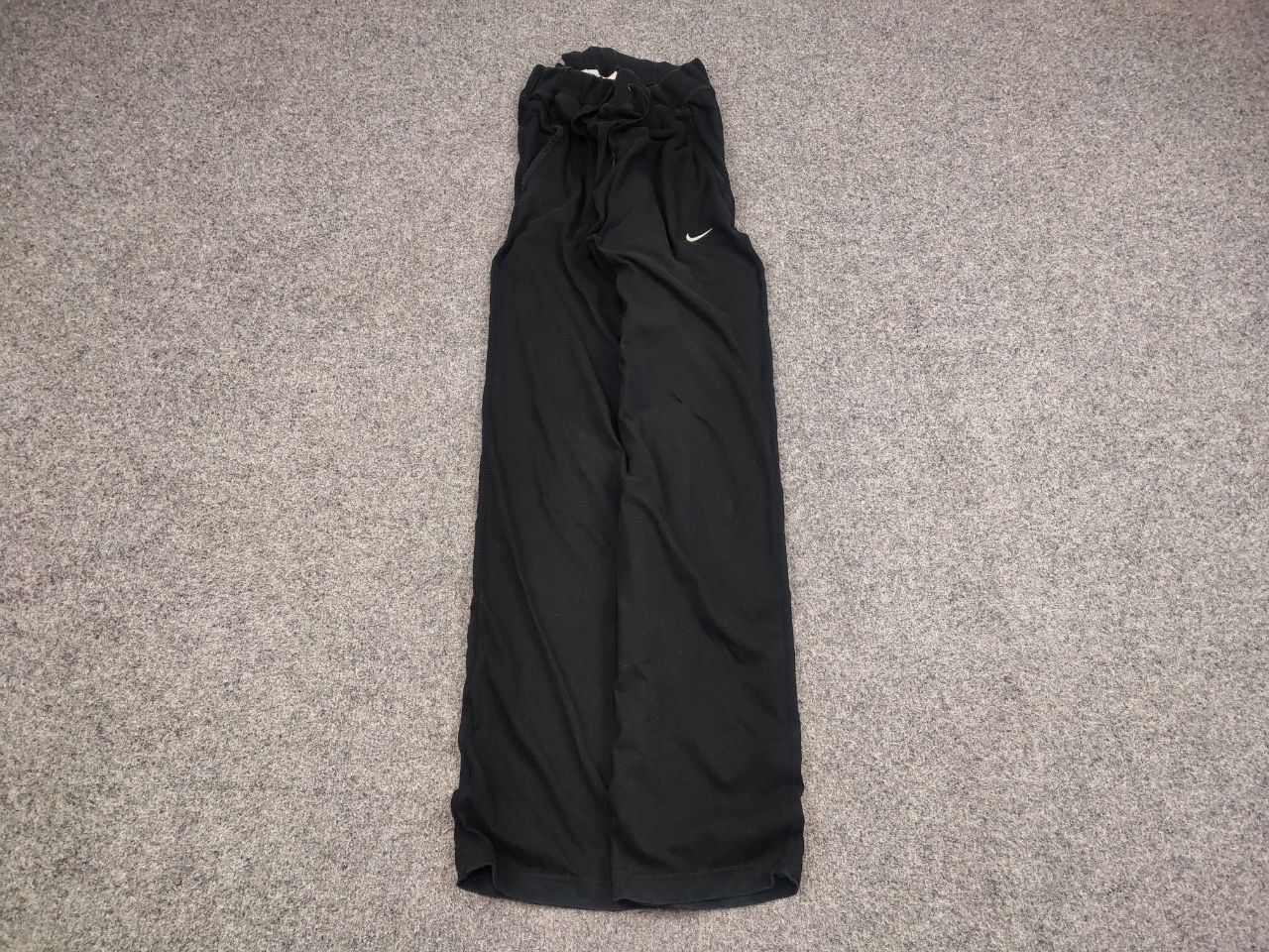 Nike Vintage Nike Swoosh Blank Cotton Baggy Track Pants Y2K Style Size US 32 / EU 48 - 2 Thumbnail