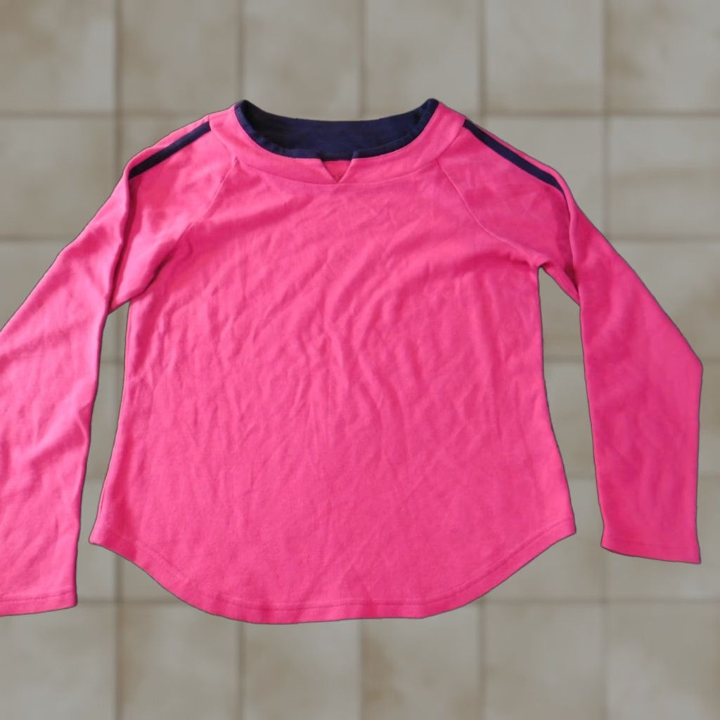 Vintage Sports Savvy Womens Sweatshirt Small pink pullover logo classic stretch Size S / US 4 / IT 40 - 1 Thumbnail