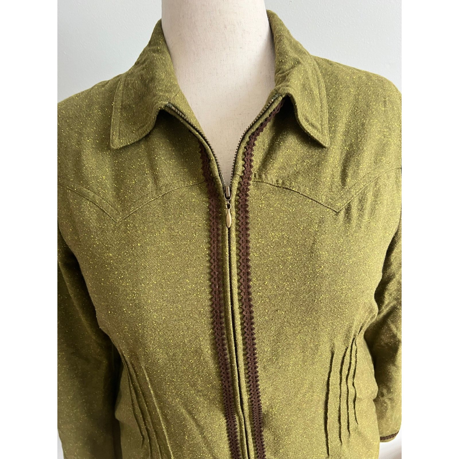 Nicole Miller Vintage Nicole Miller Women’s Wool/Silk Blend Jacket Size 12 Size XL / US 12-14 / IT 48-50 - 6 Thumbnail