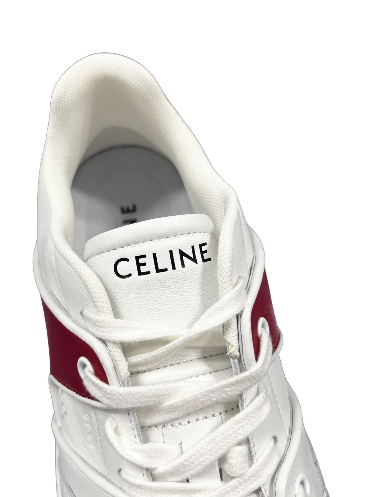 Celine Celine Ct-04 Leather Sneaker Red White Lace Size US 10 / EU 43 - 10 Thumbnail