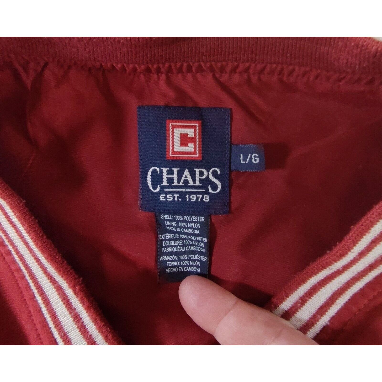 Chaps Chaps Golf V-Neck Banded Windbreaker Lined Vest Men’s Large Size US L / EU 52-54 / 3 - 6 Thumbnail