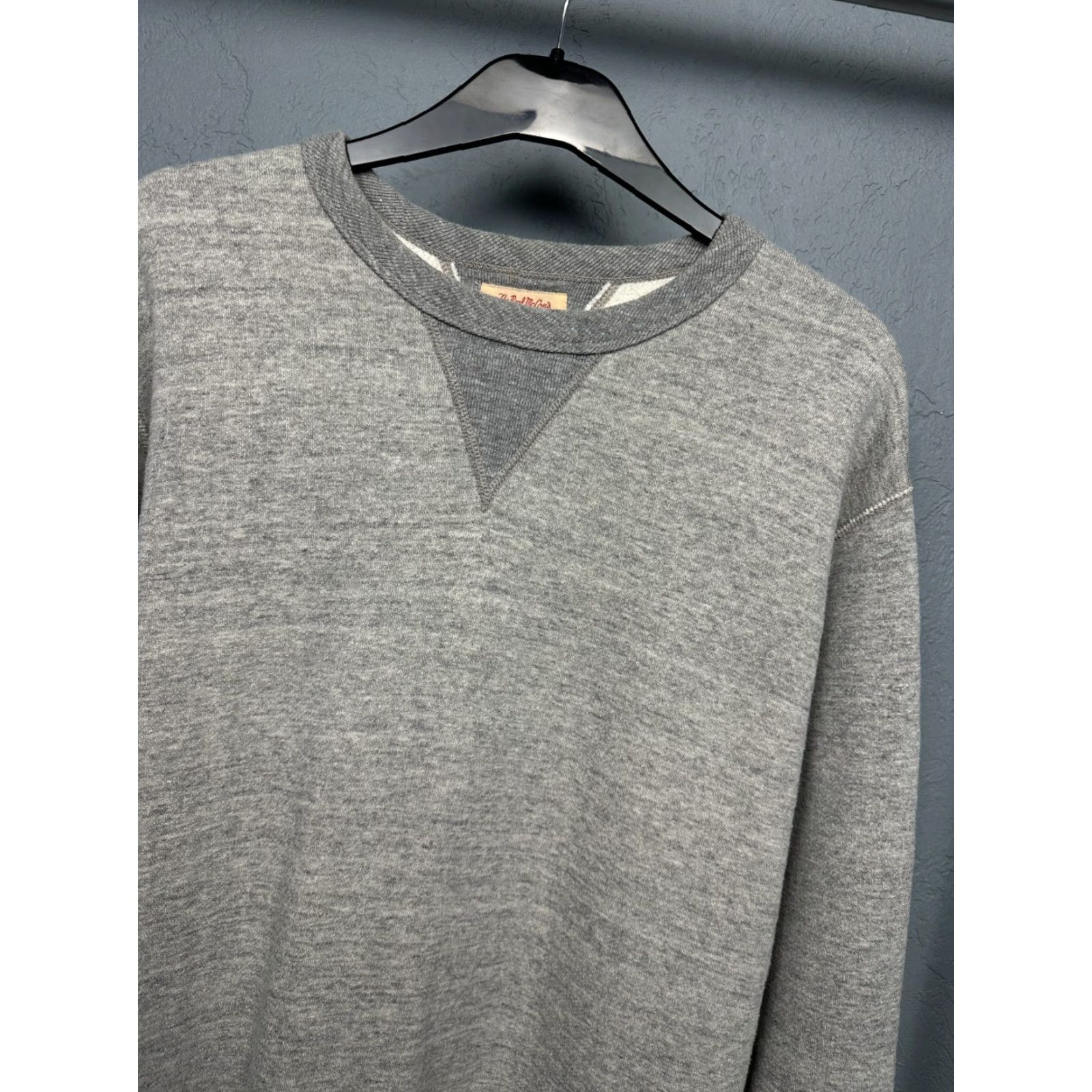 Vintage The Real McCoy's Mens Sweatshirt Made in Japan Size 40 (M) Gray Cotton Crew Neck Long Sleeve Pullover Shirt Mens Size US M / EU 48-50 / 2 - 2 Thumbnail