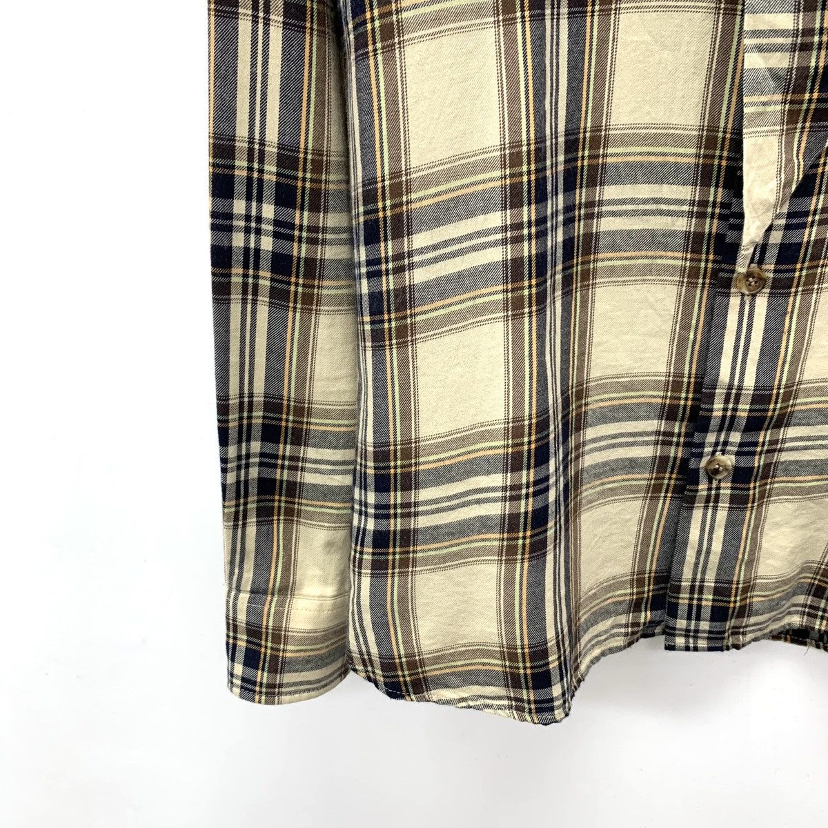 Yves Saint Laurent Yves Saint Laurent Plaid Bow Tie Long Sleeve Shirt K26WX Size M / US 6-8 / IT 42-44 - 4 Thumbnail