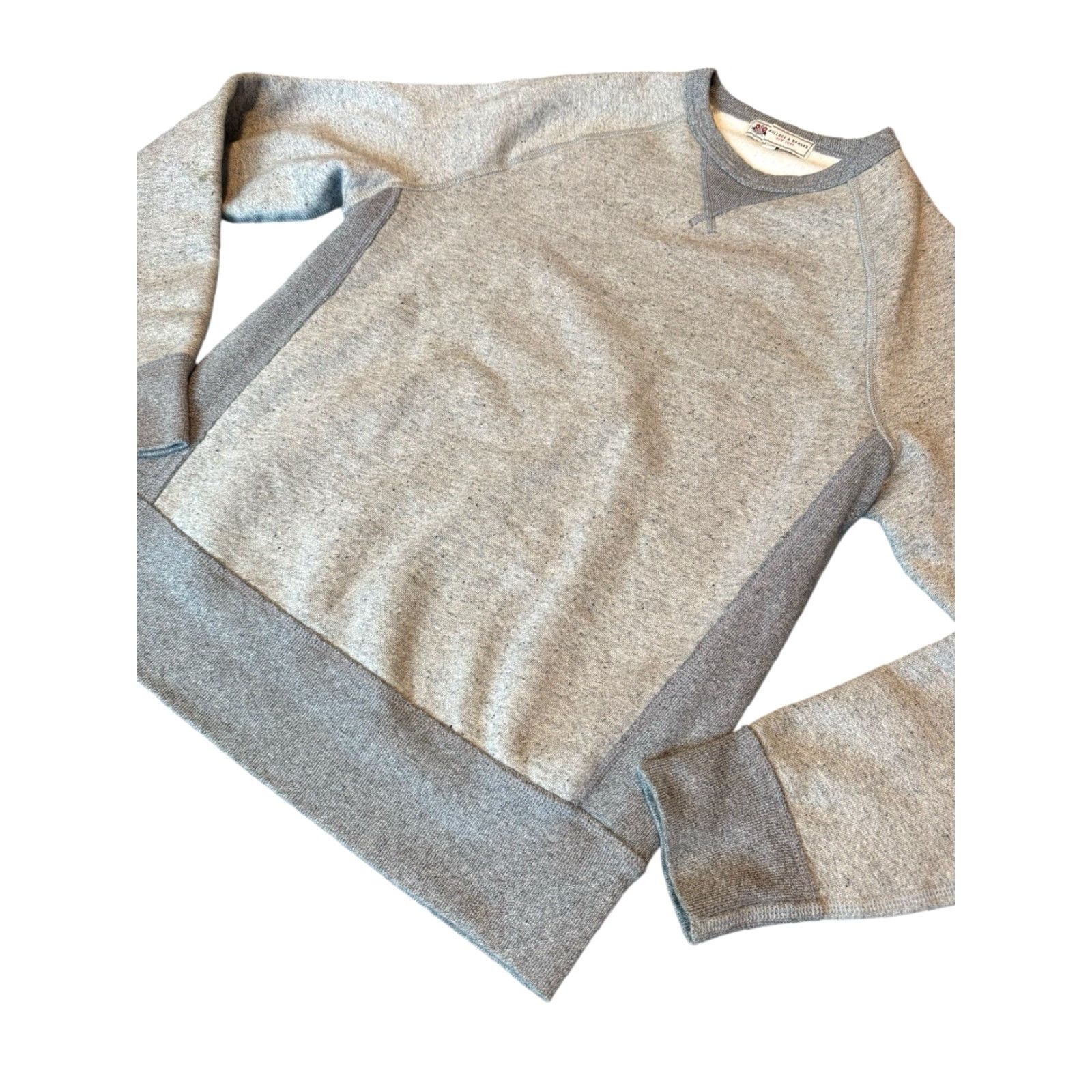 Wallace & Barnes Wallace & Barnes Crewneck Sweatshirt Heavyweight Raglan Men's Small J-Crew Gray Size US S / EU 44-46 / 1 - 5 Thumbnail