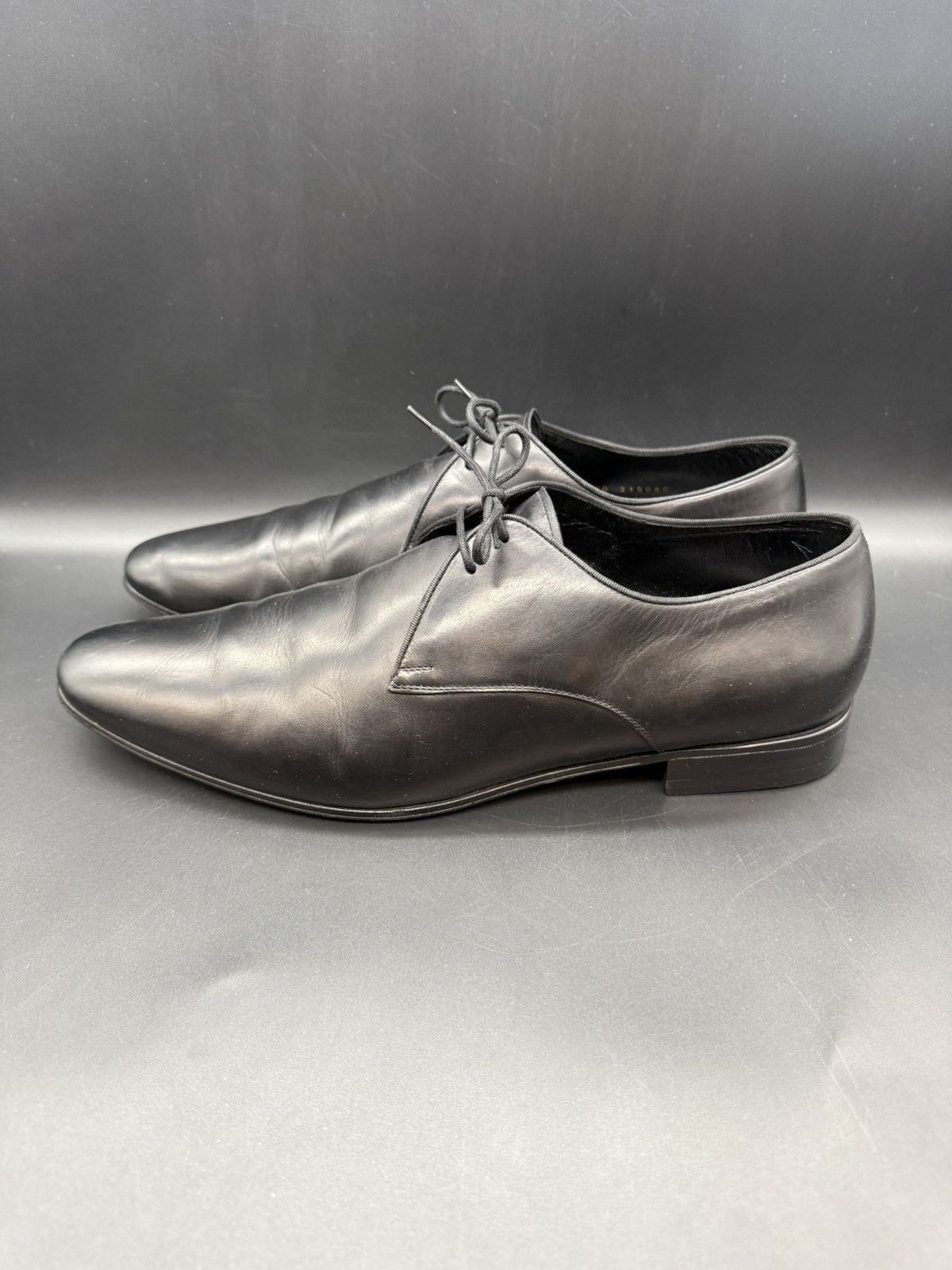 Saint Laurent Paris SAINT LAURENT PARIS — Black Leather Derby | EU 44.5 Size US 11.5 / EU 44-45 - 5 Thumbnail