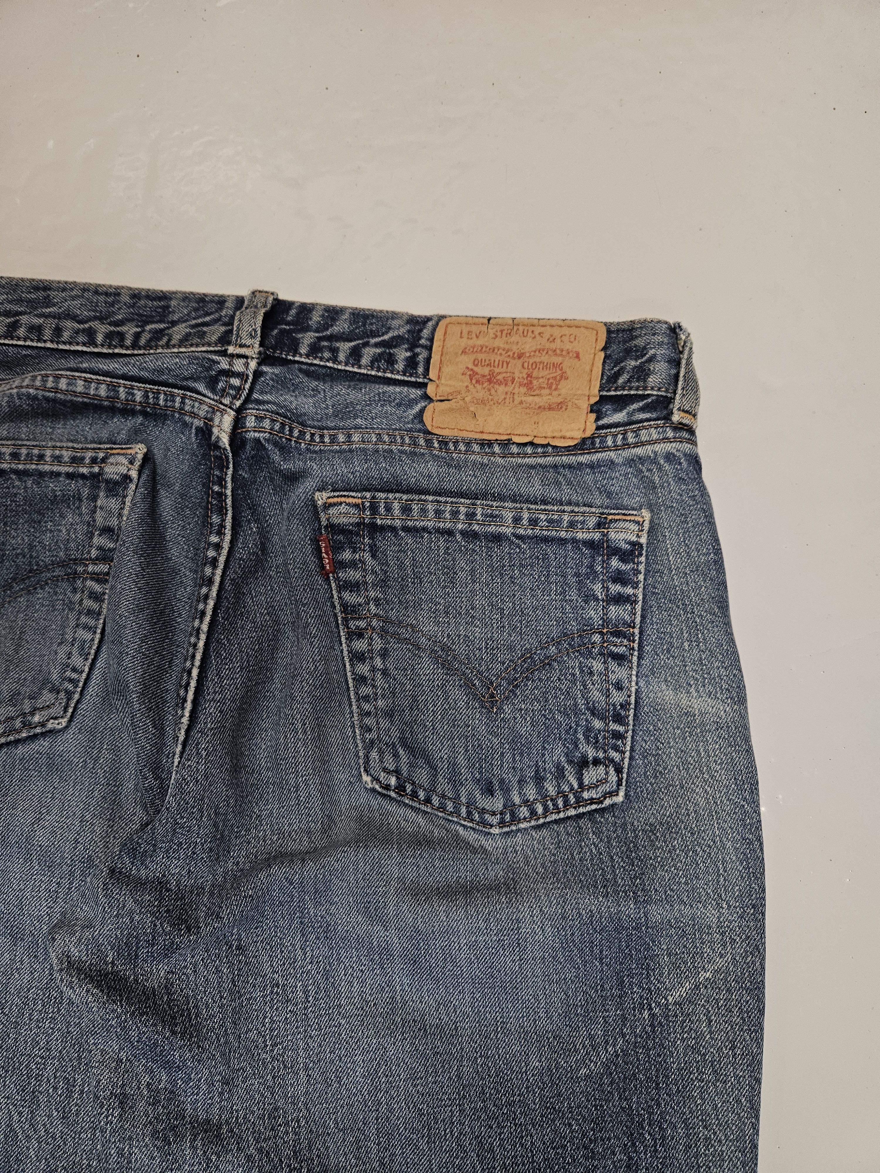 Levi's Vintage y2k levis 544 distressed flared denim Size US 31 - 12 Thumbnail