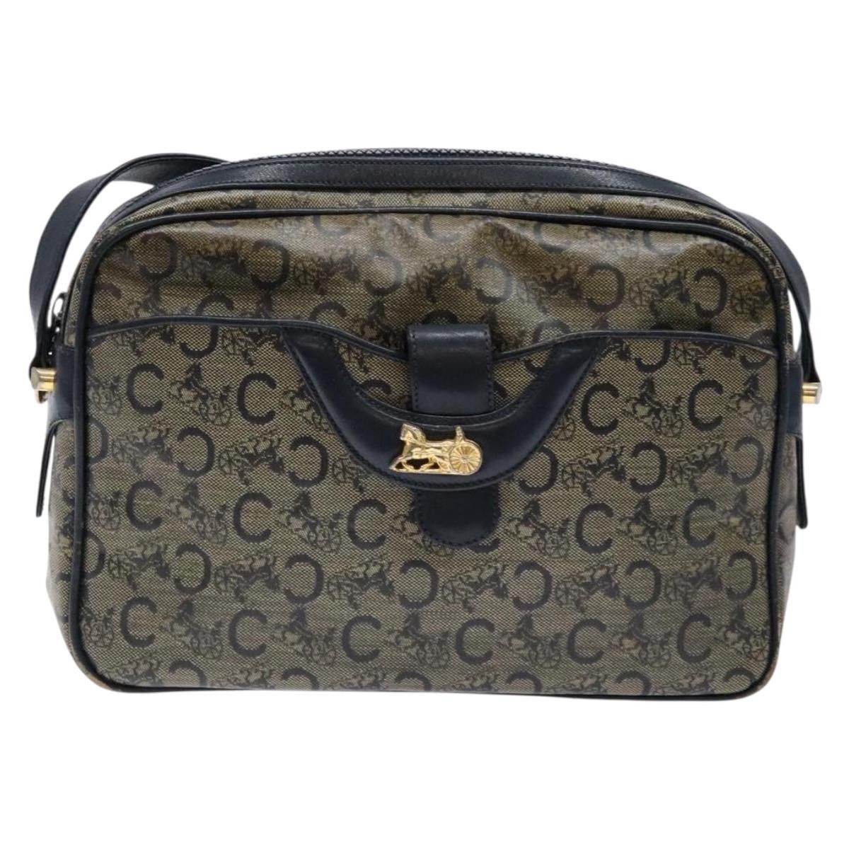 Celine CELINE C Sulky Shoulder Bag Pvc Navy Gold Size ONE SIZE - 2 Thumbnail