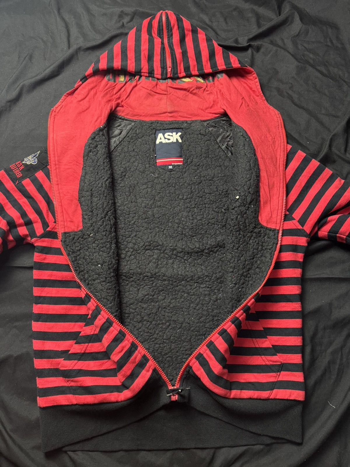 Hysteric Glamour × If Six Was Nine × Japanese Brand Ask enquired british striped hoodie mid sleeve Size US M / EU 48-50 / 2 - 3 Thumbnail