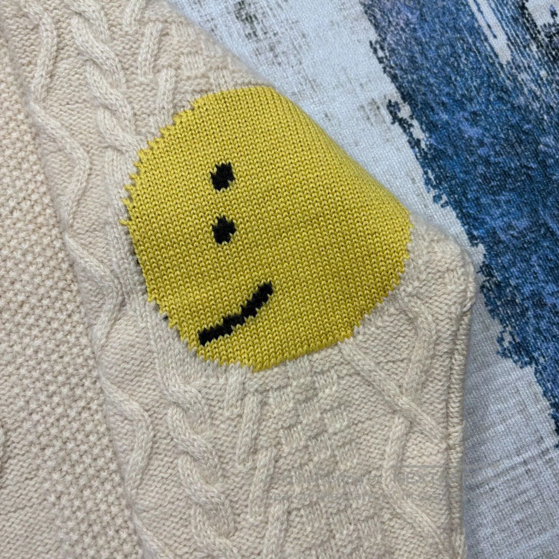 Kapital KAPITAL Made in Japan Smiley Wool Sweater. Size US L / EU 52-54 / 3 - 4 Thumbnail