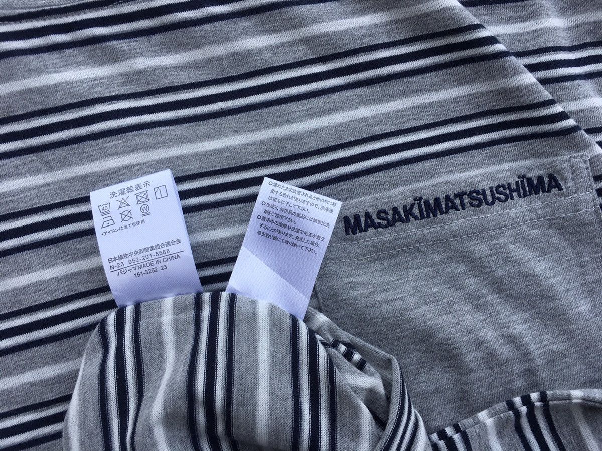 Masaki Matsushima Rare Vintage Masaki Matsushima Stripes Tshirt Size US L / EU 52-54 / 3 - 16 Thumbnail