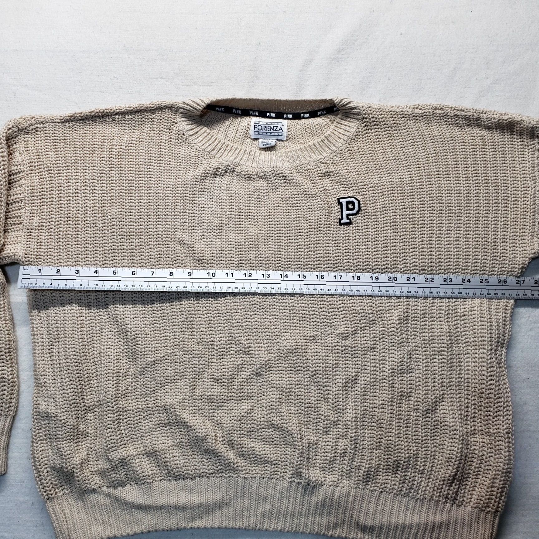 Vintage VINTAGE Forenza Sweater Women L Brown Cable-Knit Pullover Love 90s (if applicable) Mens Womens? Size L / US 10 / IT 46 - 5 Thumbnail