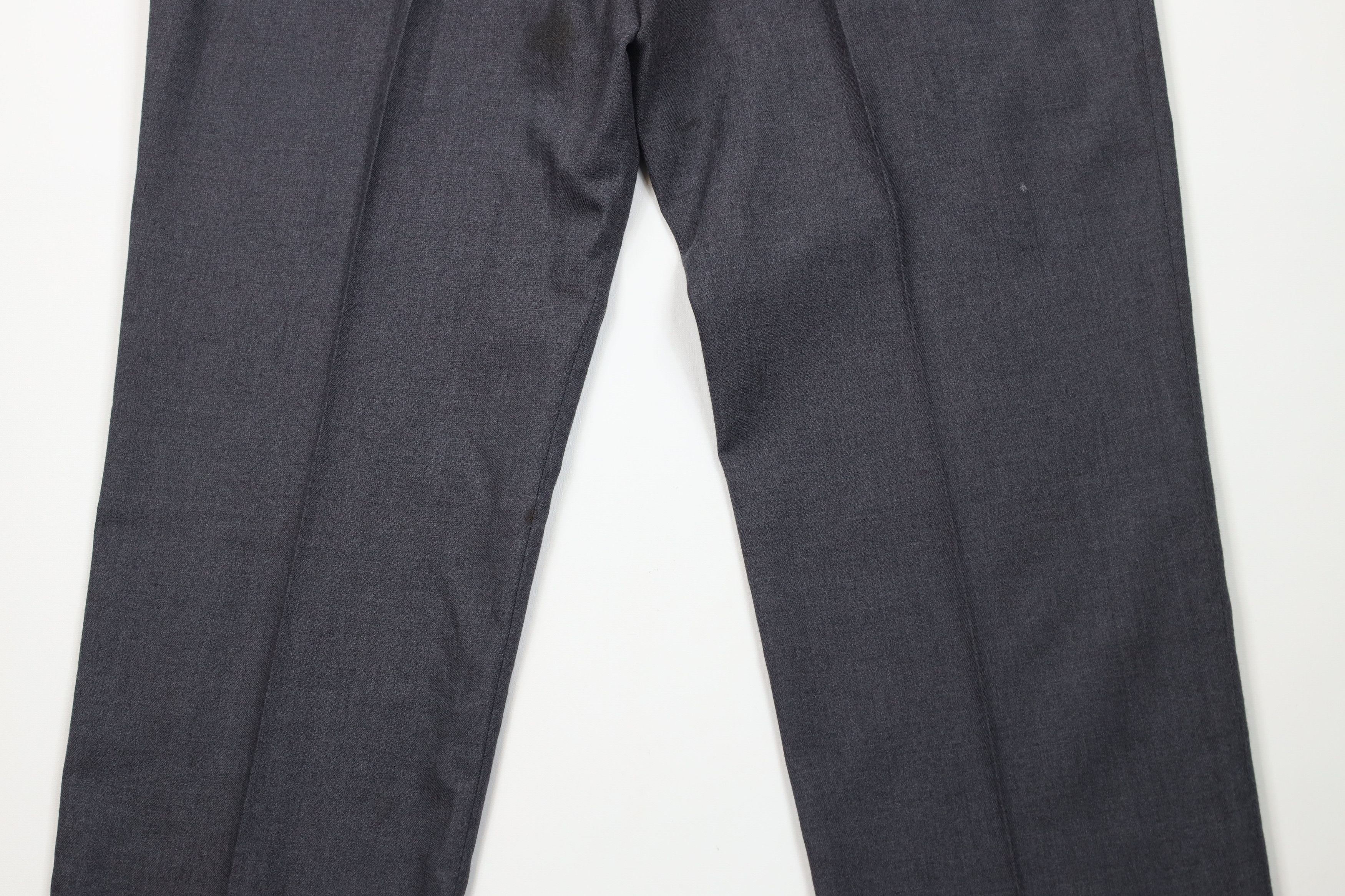 Vintage Vintage 70s Streetwear Worsted Wool Blend Wide Leg Pants USA Size US 38 / EU 54 - 14 Thumbnail