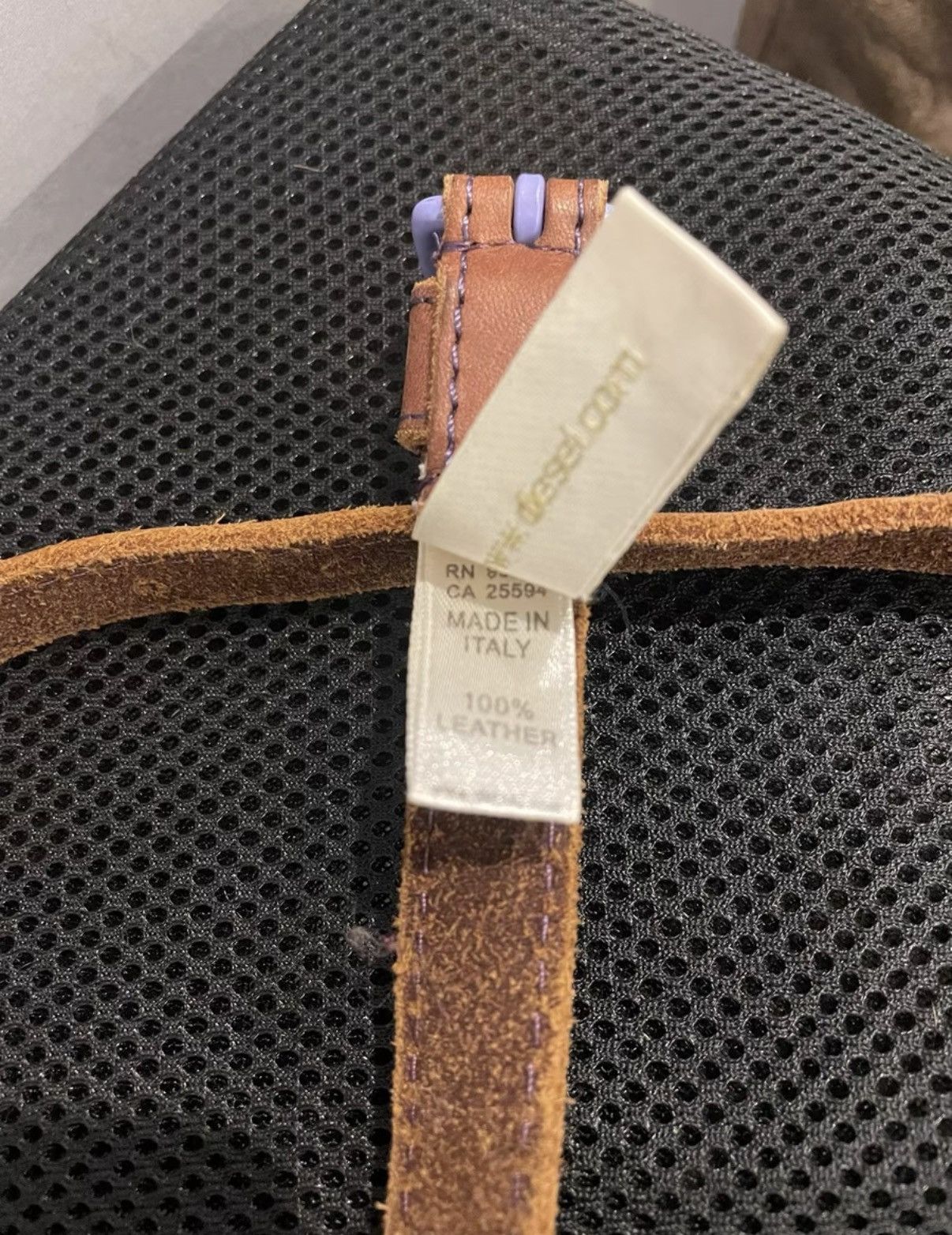 Other Diesel Purple Square Buckle Belt Size ONE SIZE - 2 Thumbnail