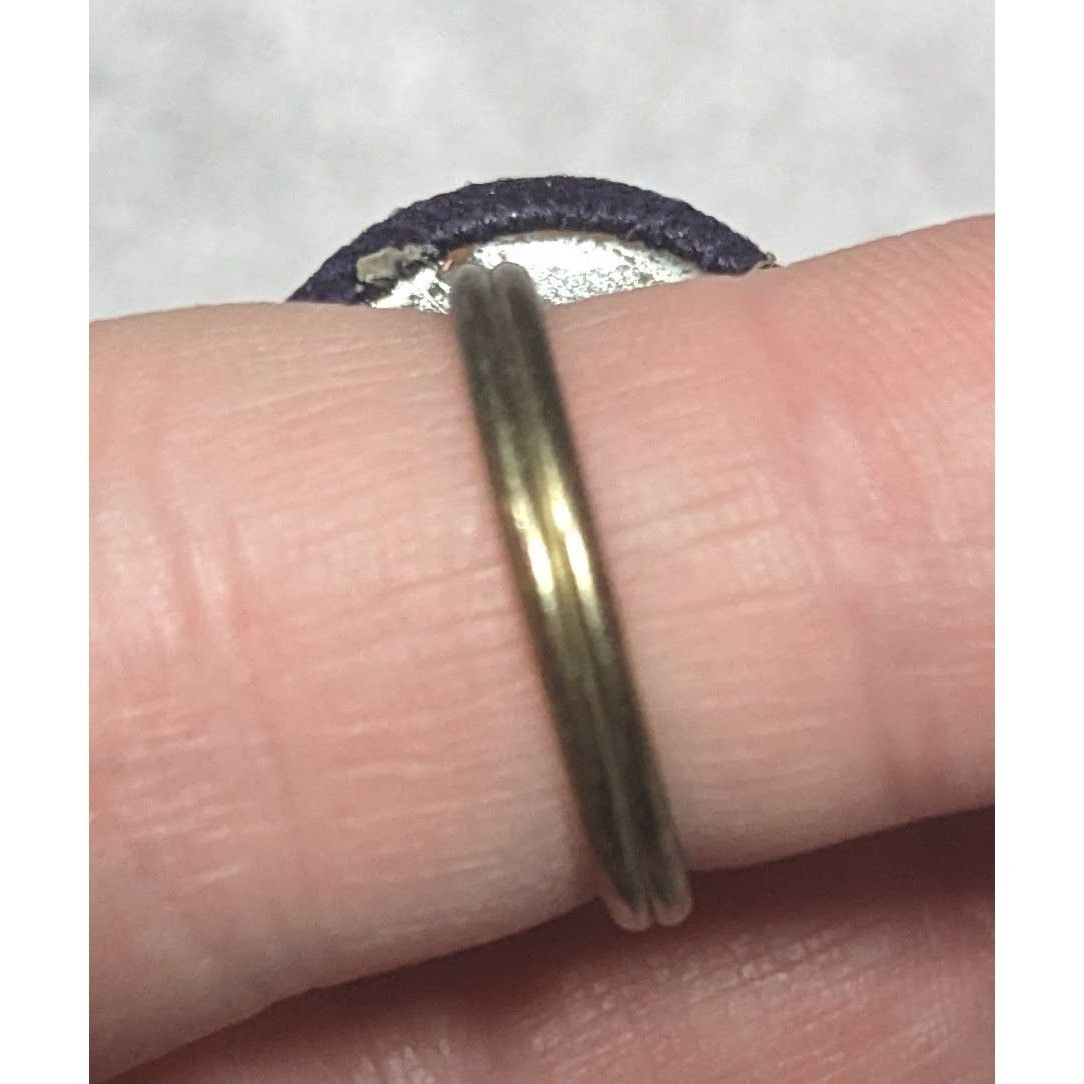 Other Handmade Upcycled Black Fabric Button Ring Size 6 Size ONE SIZE - 5 Thumbnail