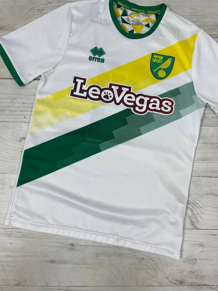 Errea NORWICH CITY 2018 2019 Jordan Rhodes #11 AWAY SHIRT JERSEY Size US M / EU 48-50 / 2 - 4 Thumbnail