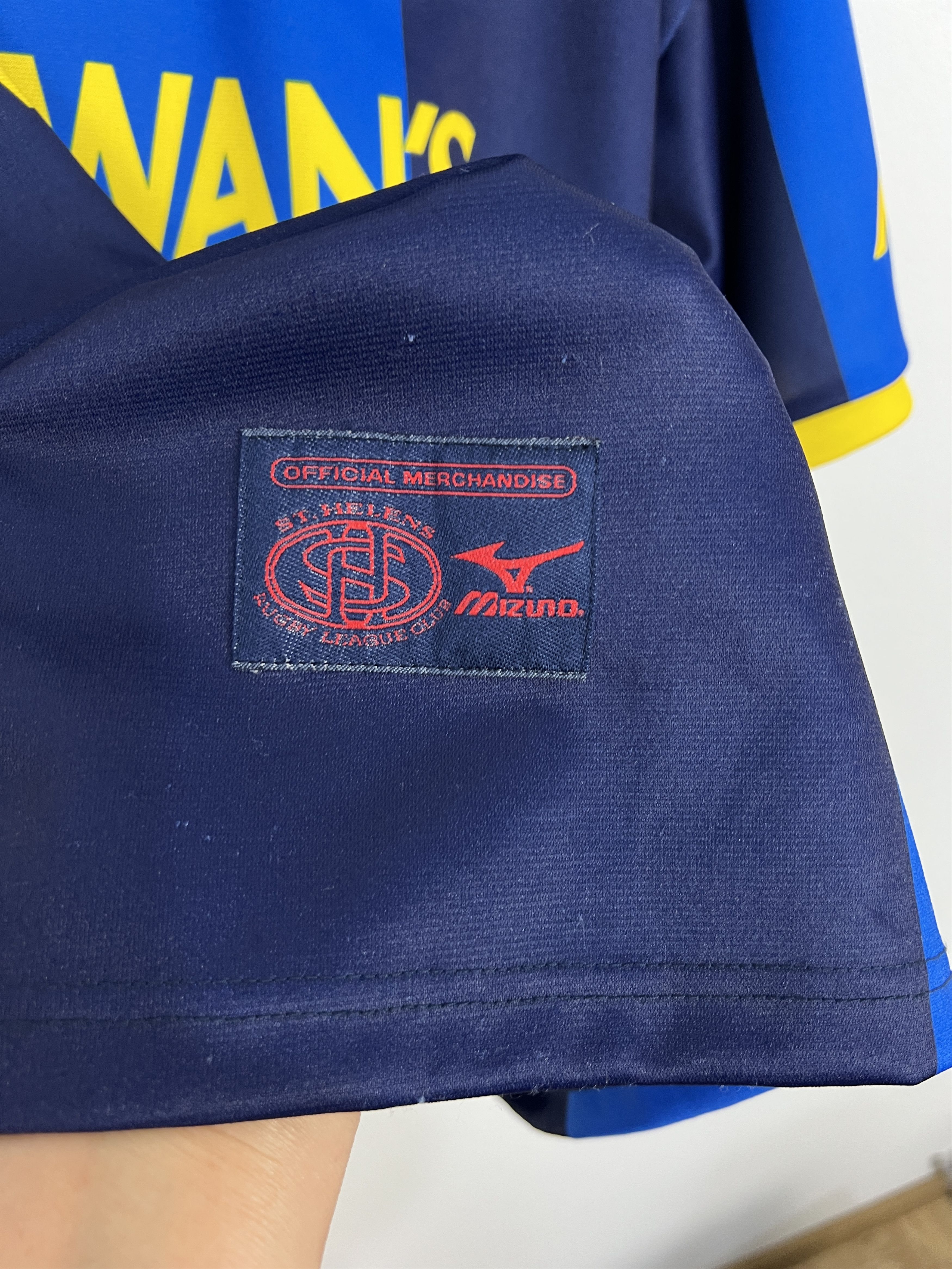 Mizuno Vintage 90's ST. Helens England Rugby League Jersey Mens Size US XL / EU 56 / 4 - 5 Thumbnail