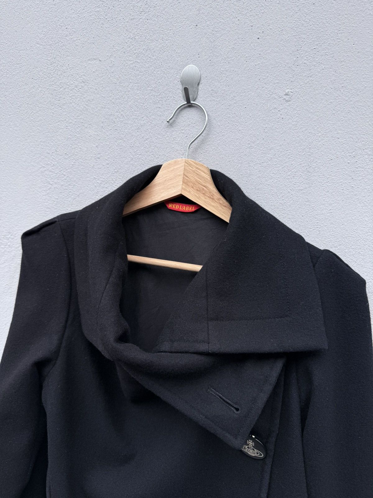 Vivienne Westwood Vivienne Westwood RED LABEL Asymmetrical Wool Coat Size M / US 6-8 / IT 42-44 - 9 Thumbnail