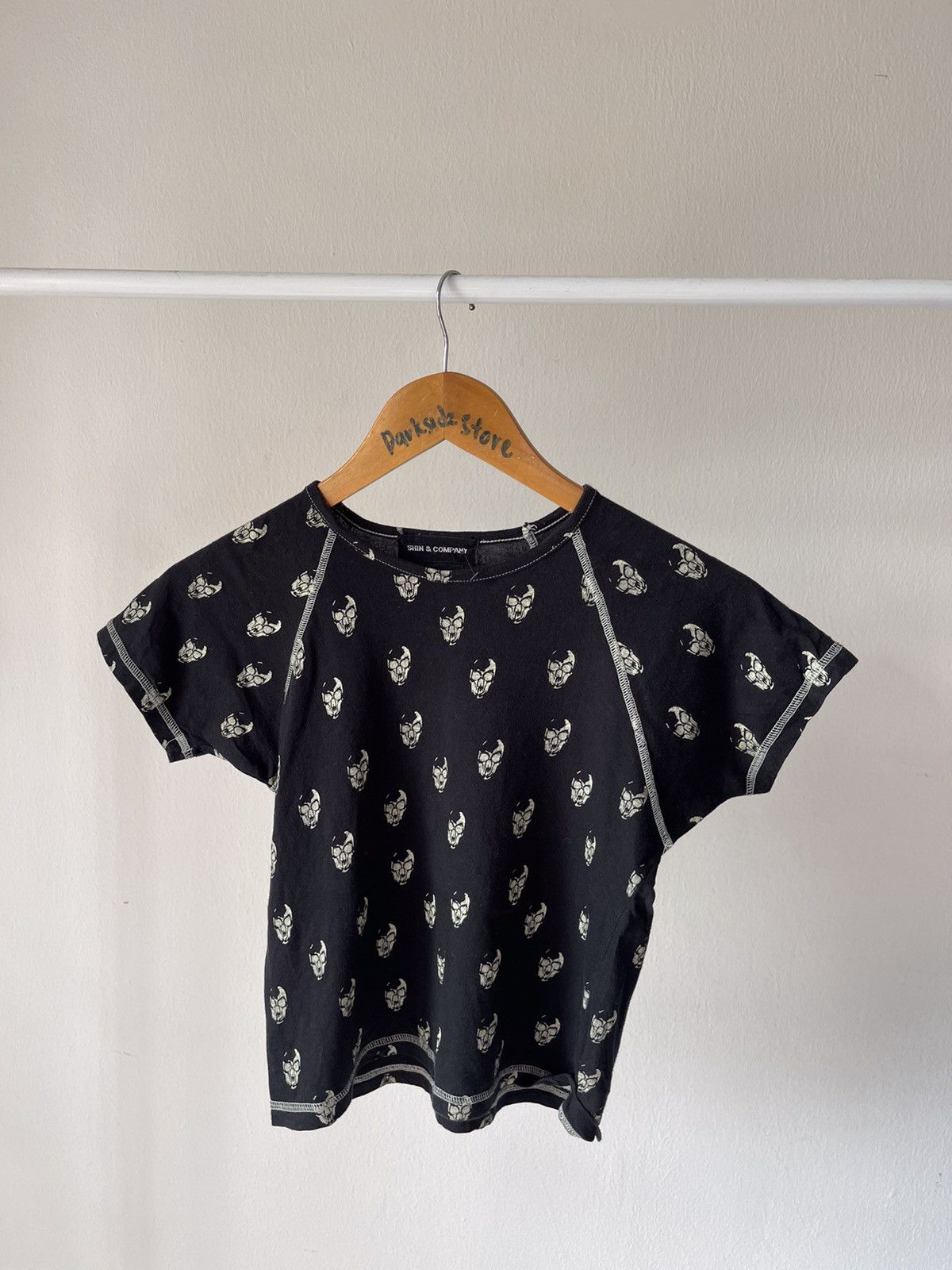 Hysteric Glamour 90s Shin&Company Skull Print Tee Size XXS / US 00 / IT 34 - 2 Thumbnail