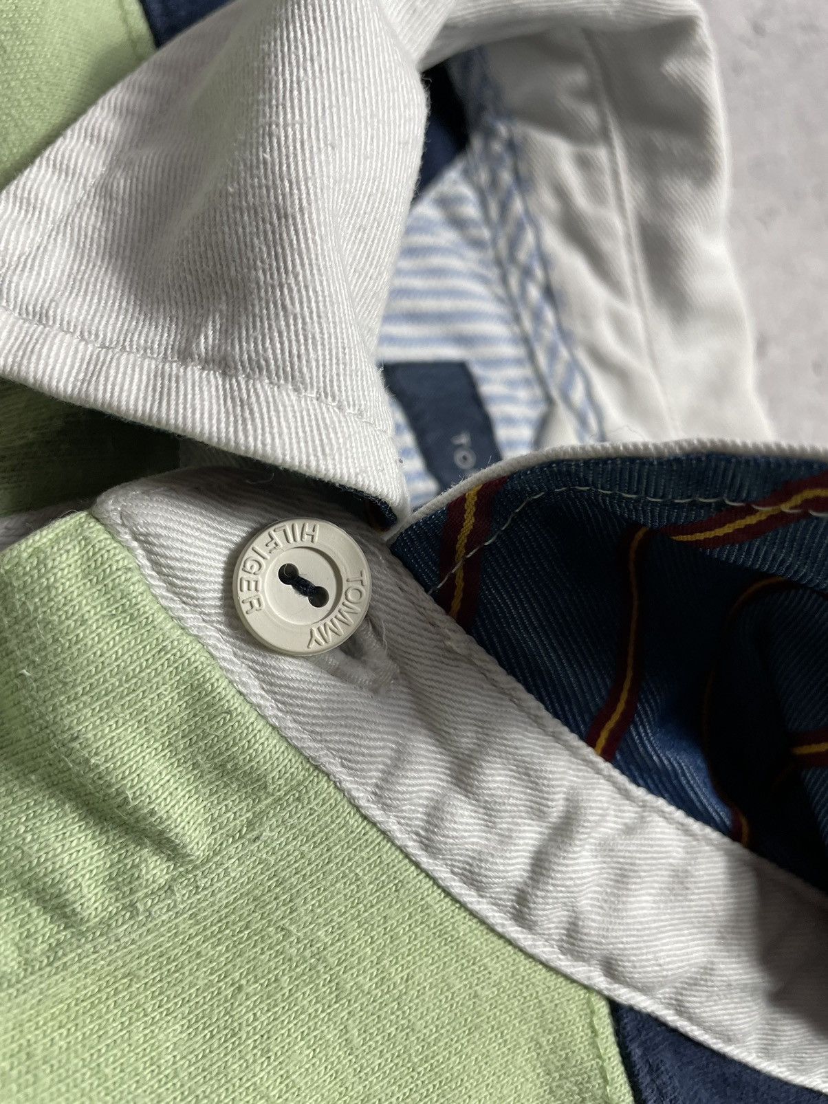 Tommy Hilfiger × Vintage Vintage 90s Tommy Hilfiger Striped Longsleeve Rugby Y2K #8 Size US L / EU 52-54 / 3 - 8 Thumbnail