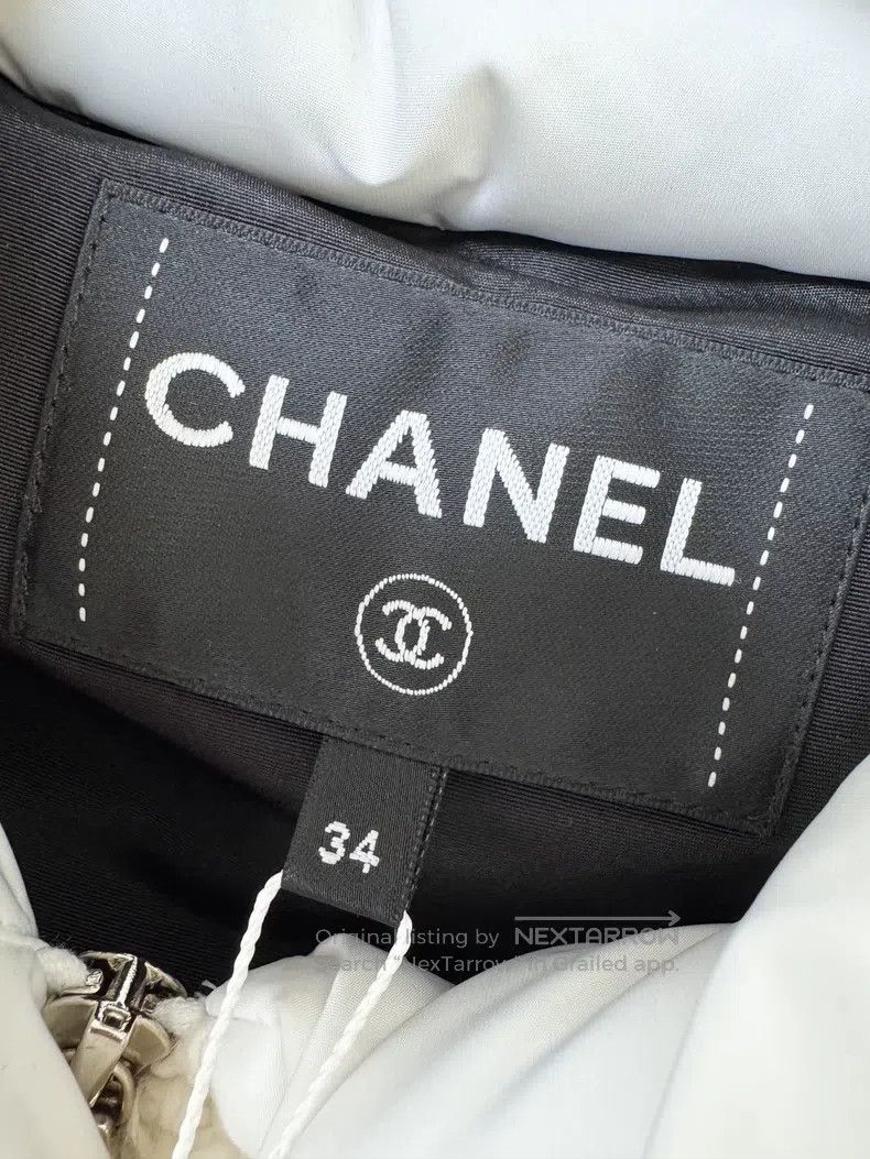 Chanel Chanel 24N Snow White White laced Down Jacket Size XXS / US 00 / IT 34 - 5 Thumbnail