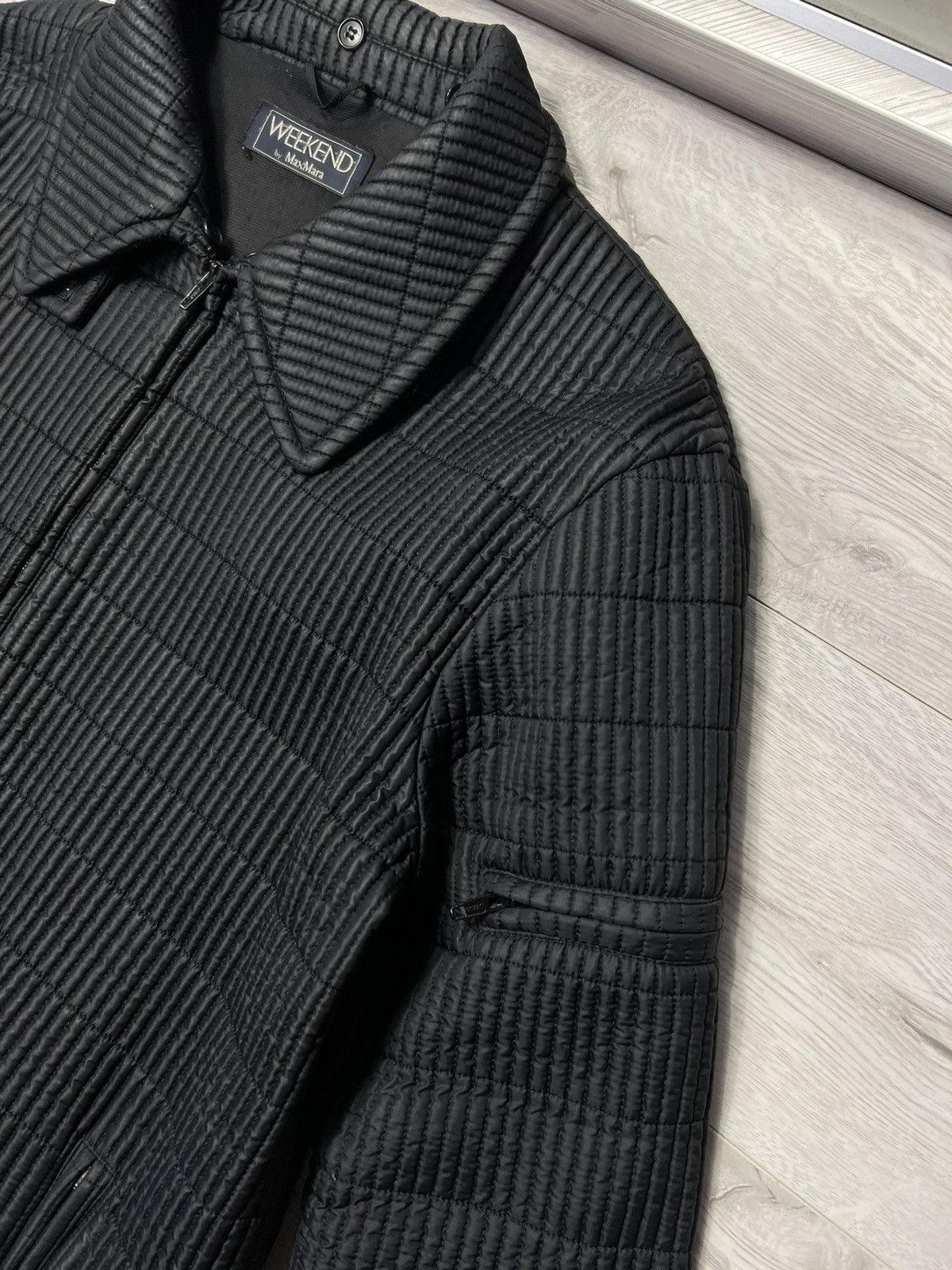 Vintage × Weekend Max Mara Vintage Weekend by Max Mara Ribbed Jacket Size M / US 6-8 / IT 42-44 - 4 Thumbnail