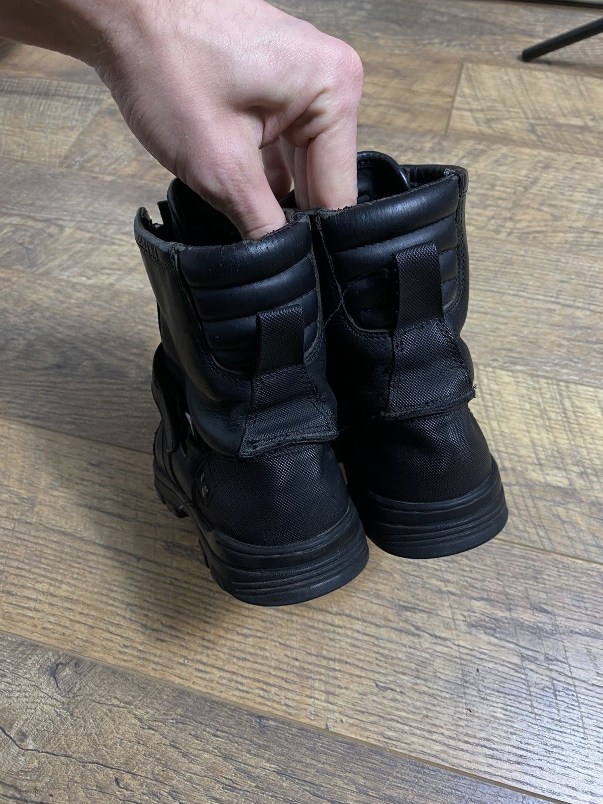 Polo Ralph Lauren Rare POLO Ralph Lauren Conquest Hi Style Boots Black Size US 6.5 / EU 39-40 - 4 Thumbnail