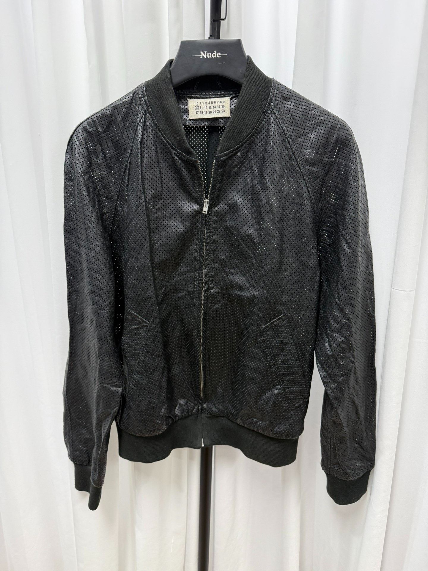Maison Margiela Maison Margiela 07SS Laser Perforated Leather Jacket Size US M / EU 48-50 / 2 - 1 Thumbnail