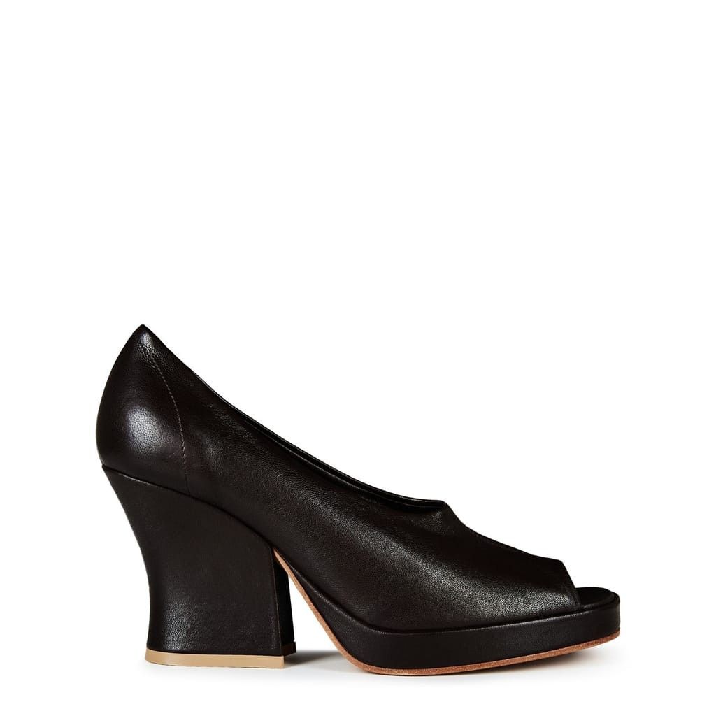 Bottega Veneta Bottega Veneta Block Heel Stack Pumps in Neutral Size US 4.5 / IT 34.5 - 5 Thumbnail