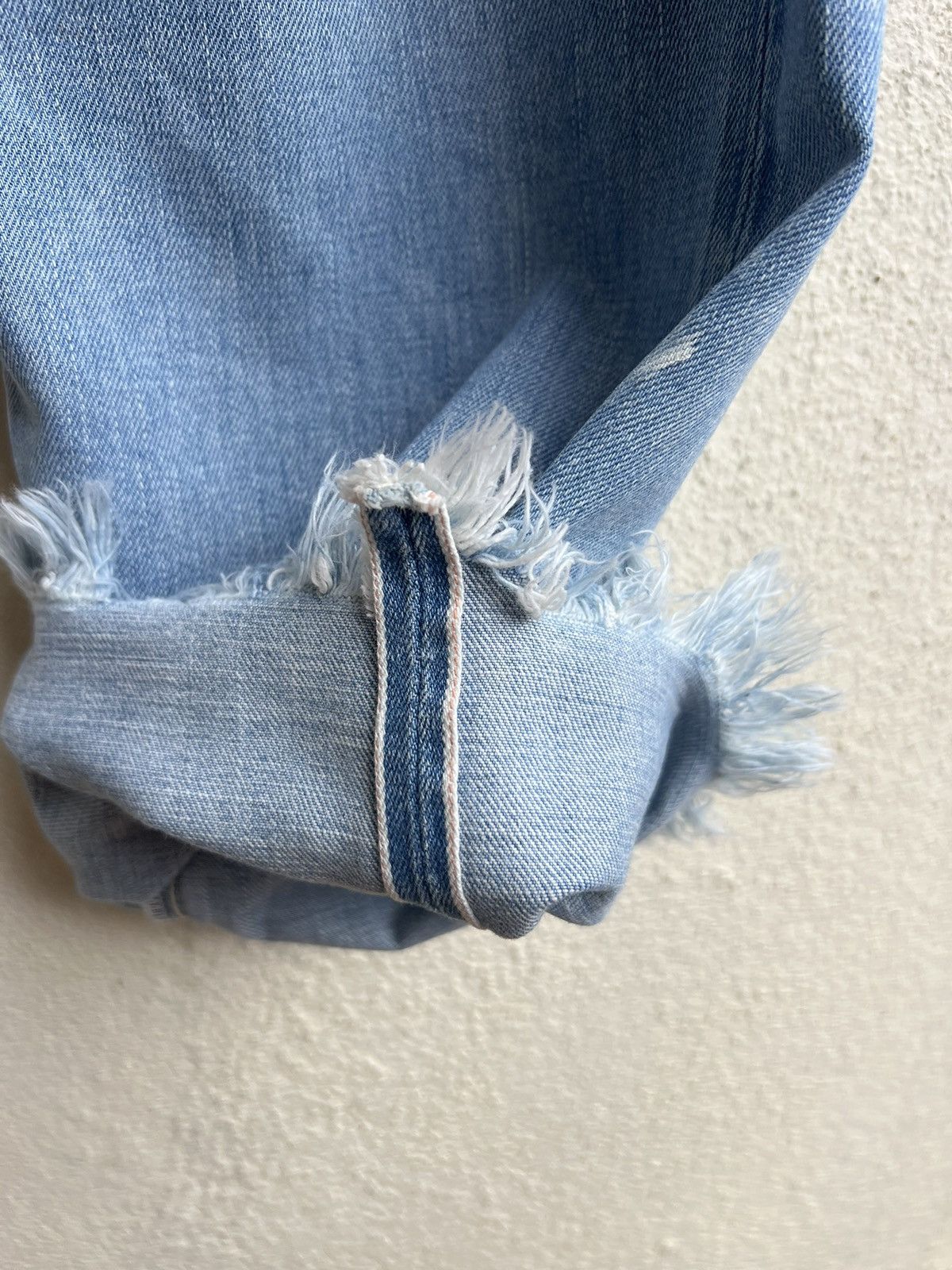 Levi's Vintage Clothing VTG 2005 LVC Levi’s 501 Big E Distress Painter Denim Jeans Size US 34 / EU 50 - 14 Thumbnail