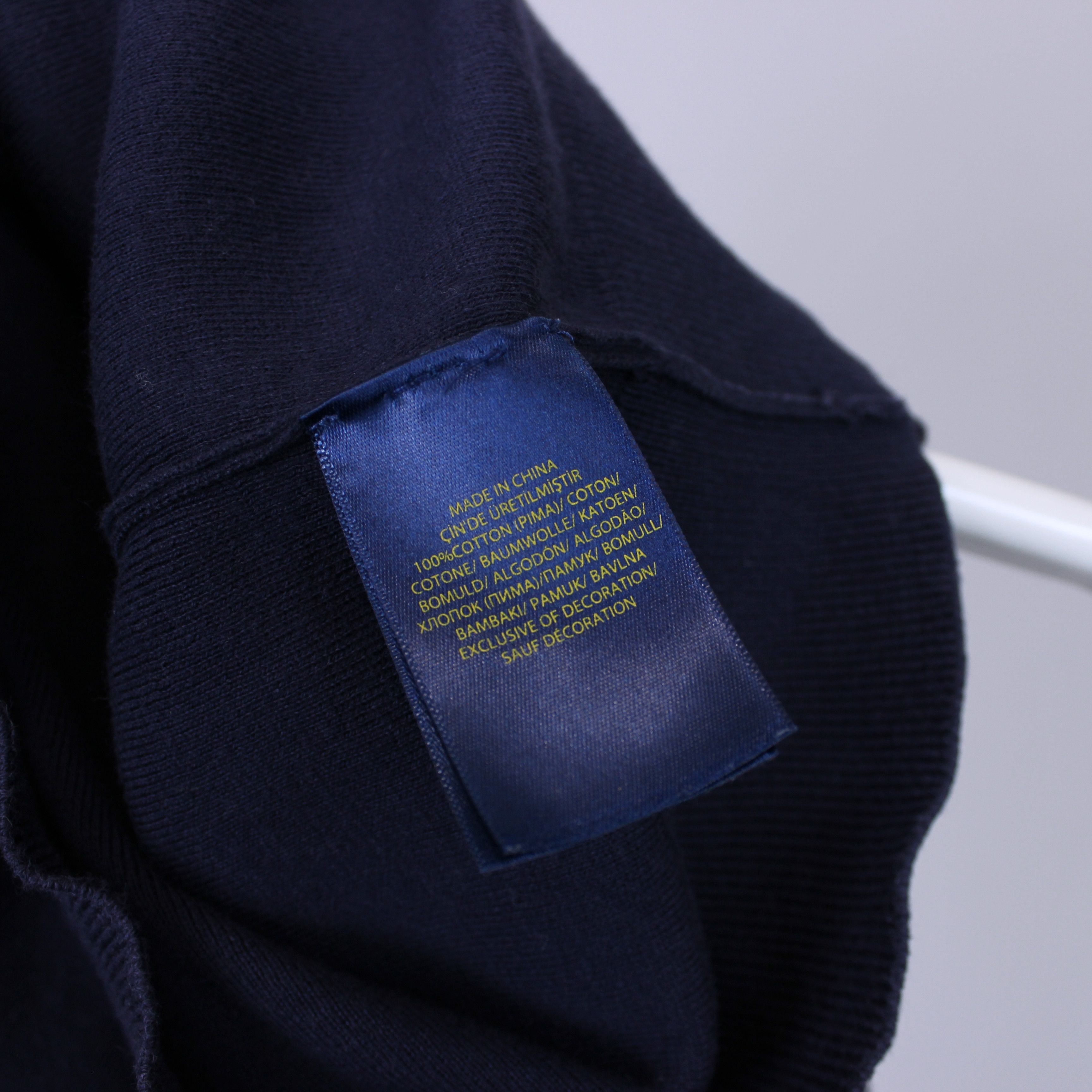 Polo Ralph Lauren Polo Ralph Lauren sweater logo S pima cotton Size US S / EU 44-46 / 1 - 6 Thumbnail
