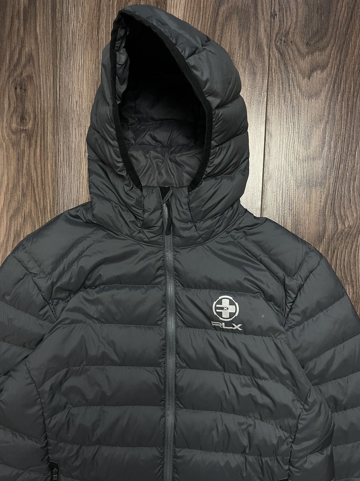 Ralph Lauren RLX Packable Quilted Down 730 Fill Hooded Jacke