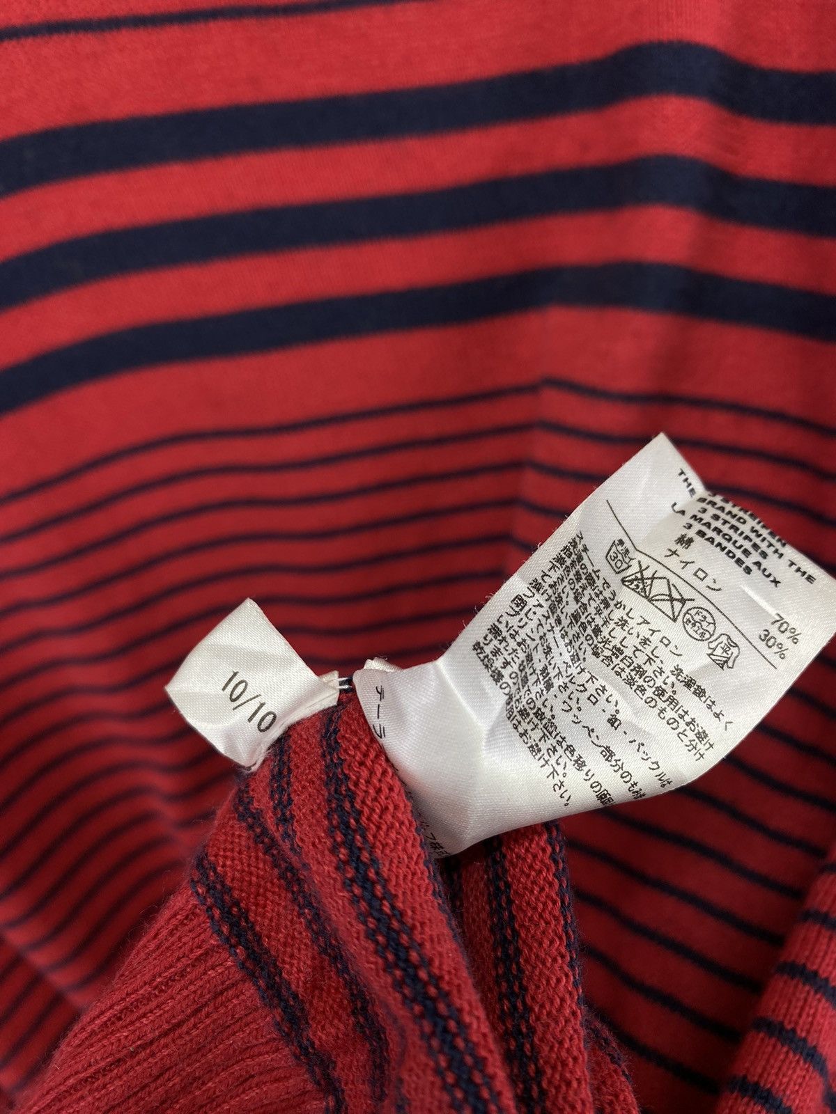 Adidas Vintage Adidas Stripes Red Tank Top Vest Size US M / EU 48-50 / 2 - 7 Thumbnail