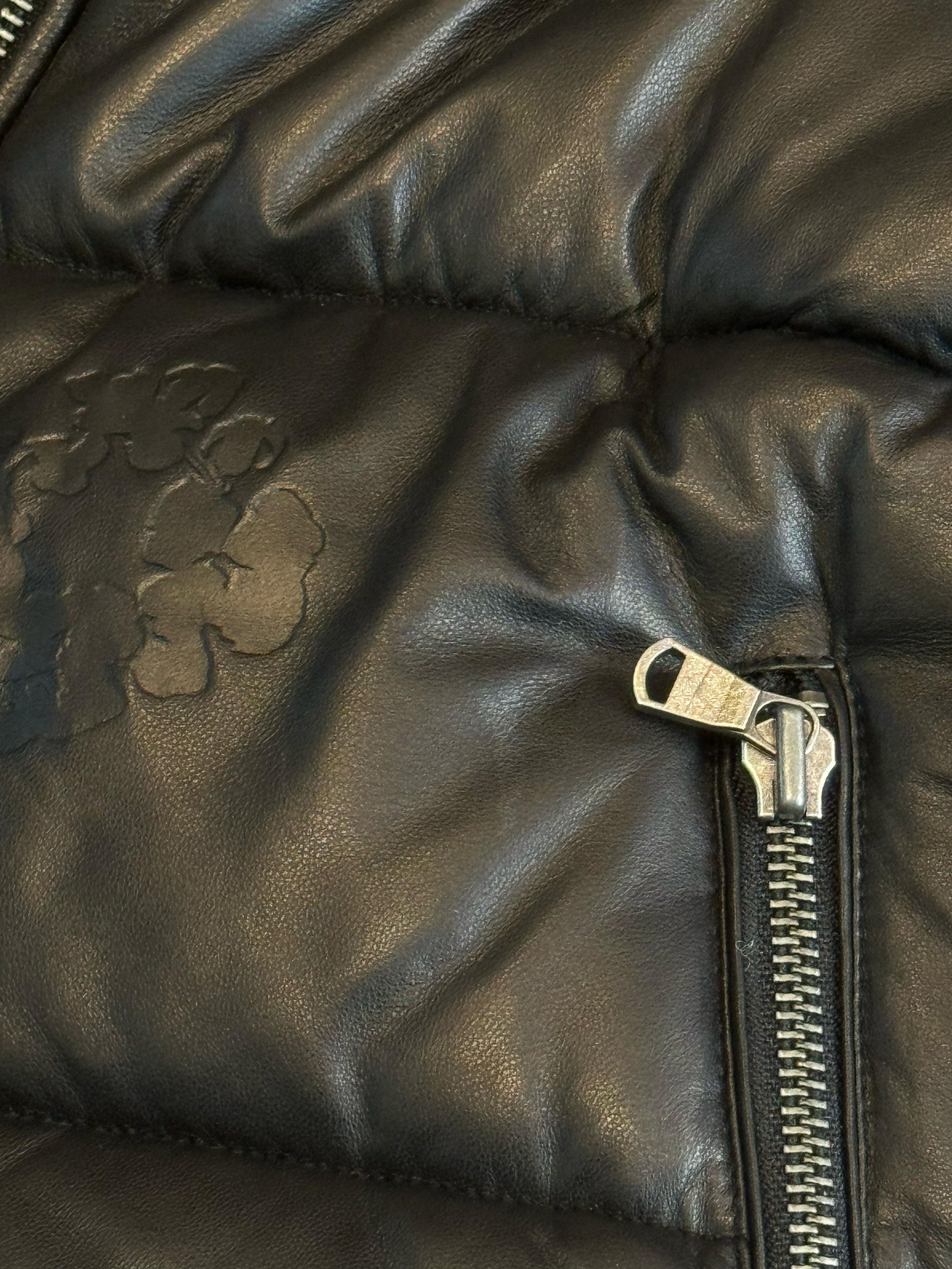 DENIM TEARS Denim Tears Leather Embossed Wreath Puffer Jacket Size US L / EU 52-54 / 3 - 3 Thumbnail